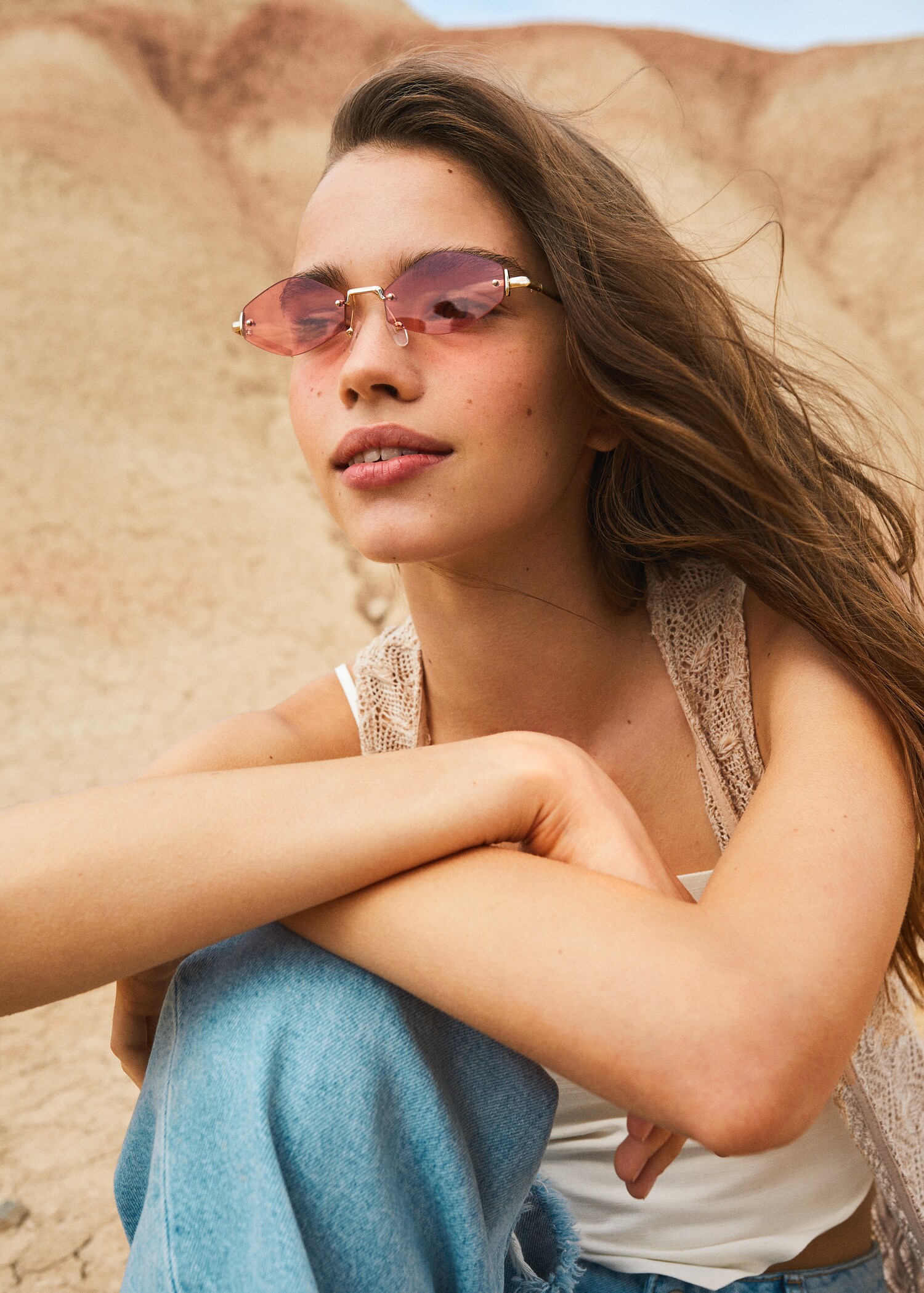 Rimless sunglasses - Details of the article 5