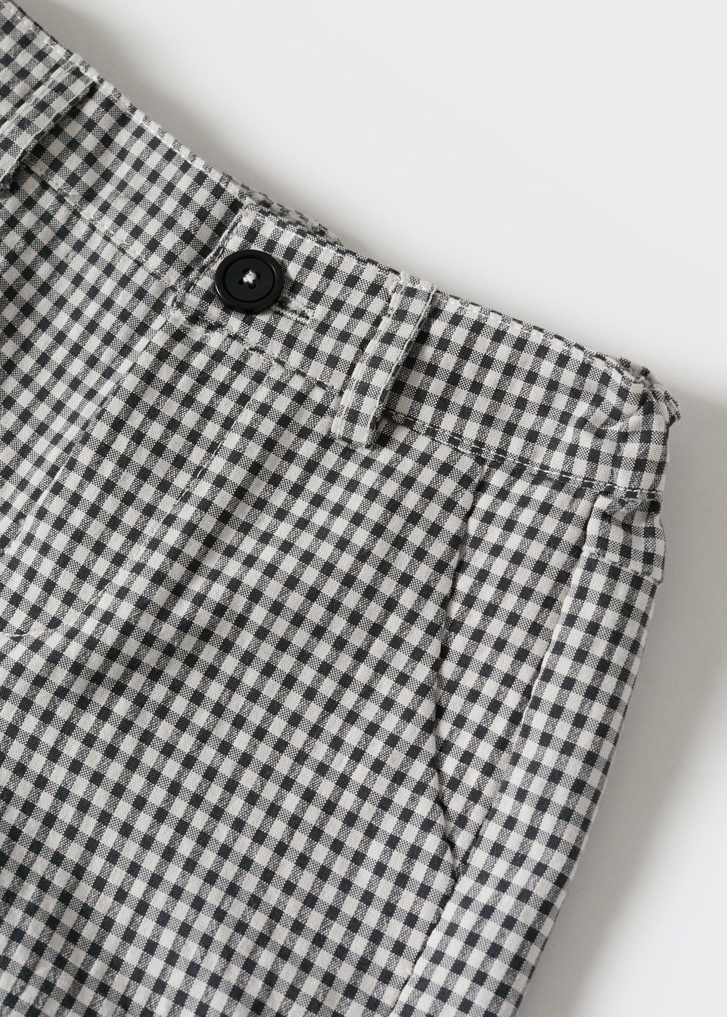 Gingham check shorts - Details of the article 8