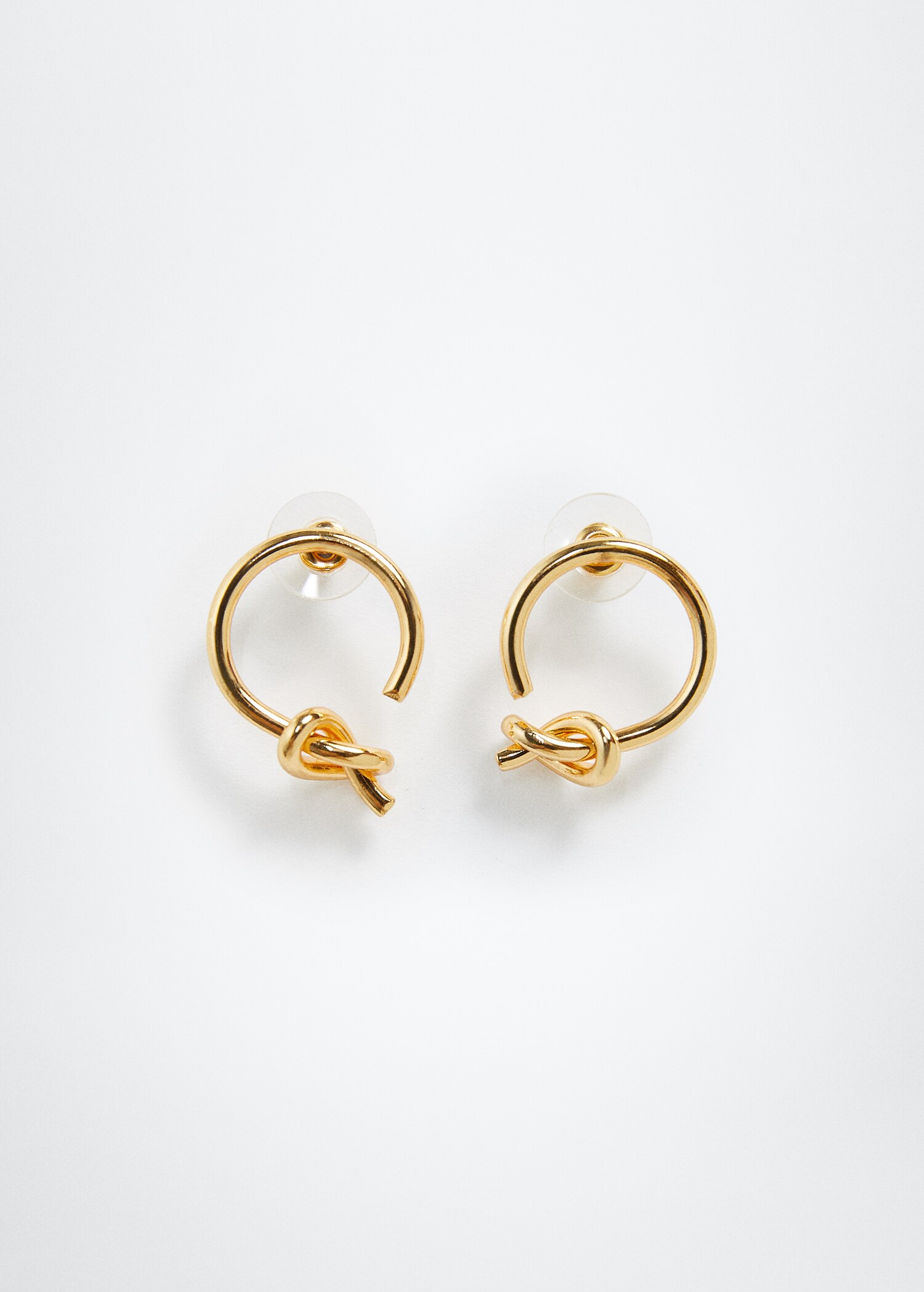 Pendientes aros entrelazados - Artículo sin modelo