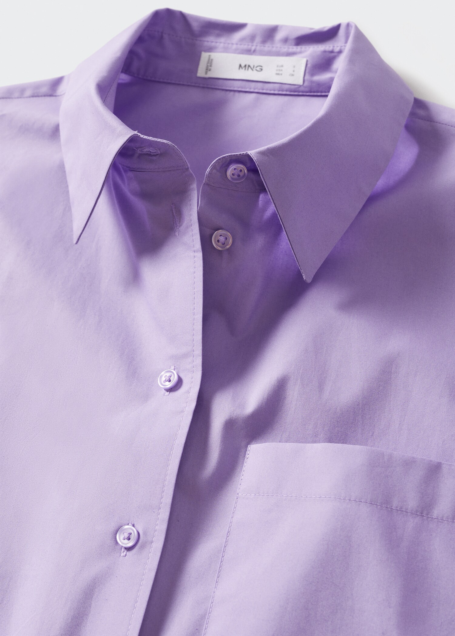 Oversize cotton shirt - Details of the article 8