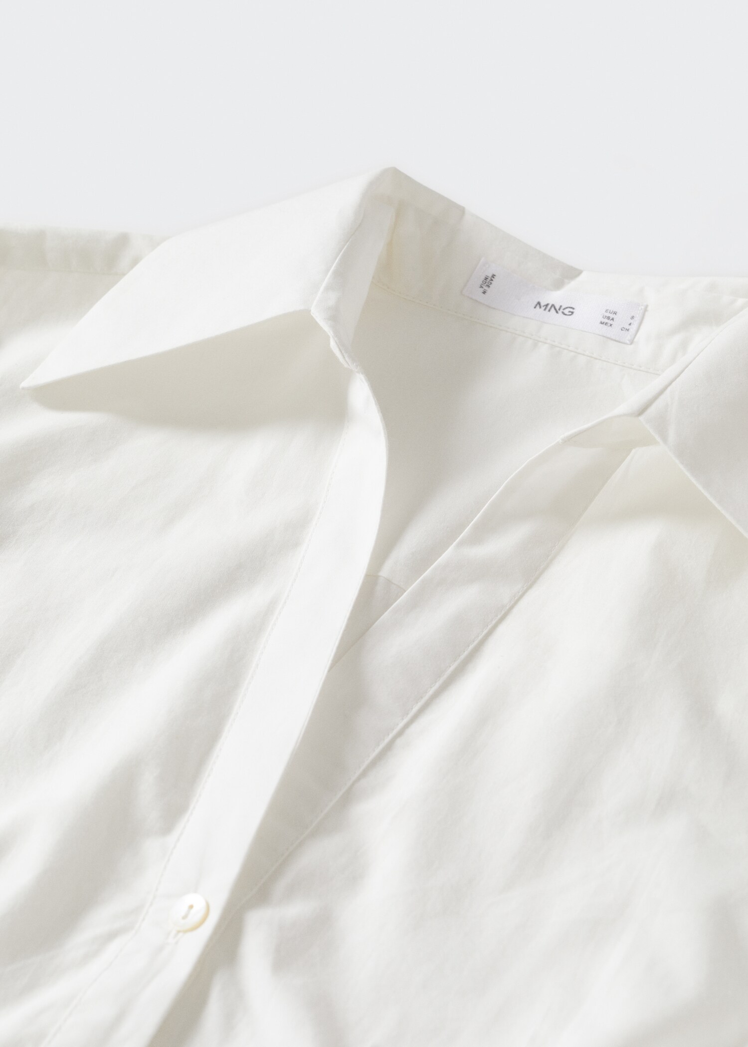 Essential cotton-blend shirt - Details of the article 8