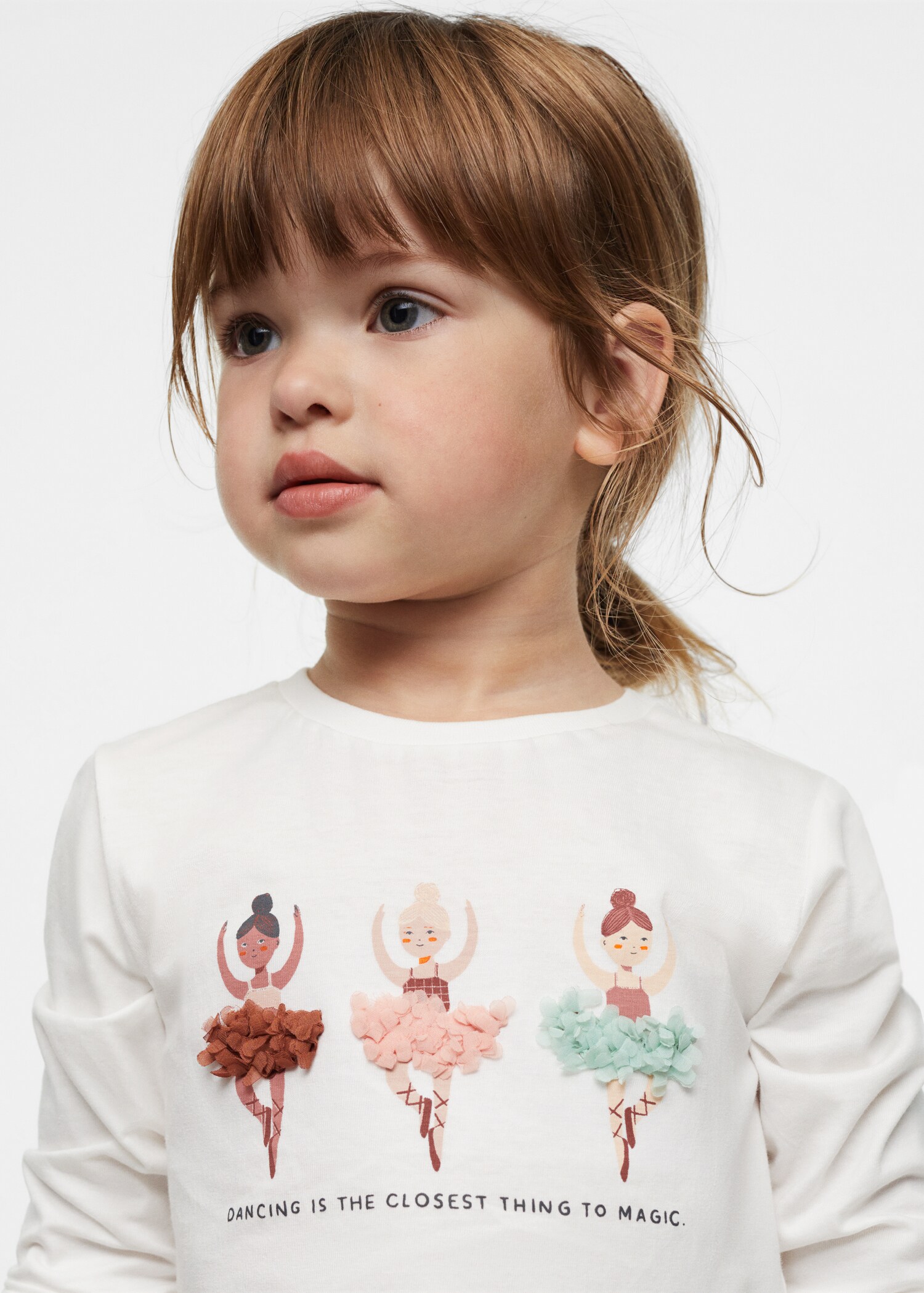 Embossed long-sleeved t-shirt - Medium plane