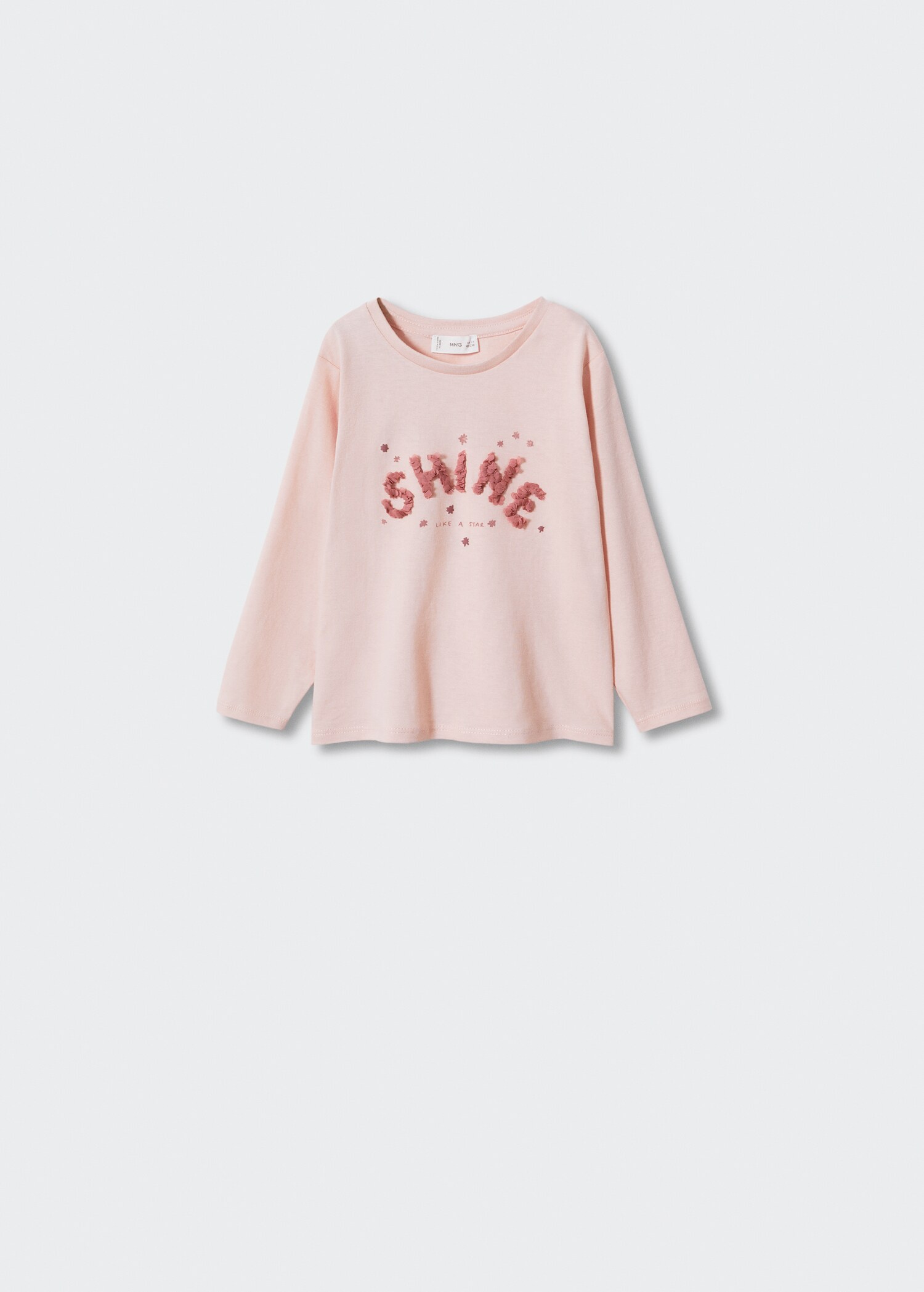 Embossed long-sleeved t-shirt - Article without model