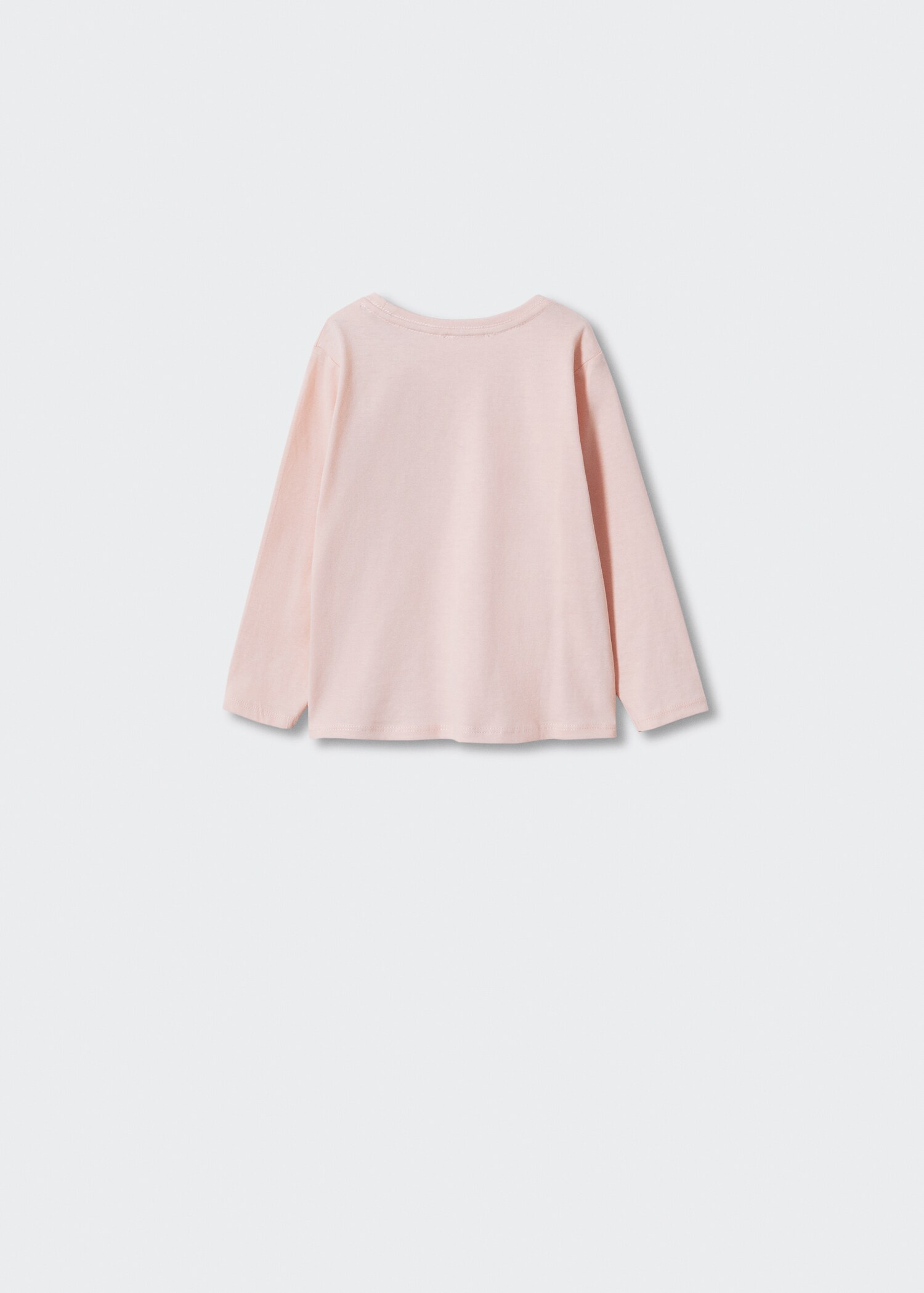 Embossed long-sleeved t-shirt - Reverse of the article