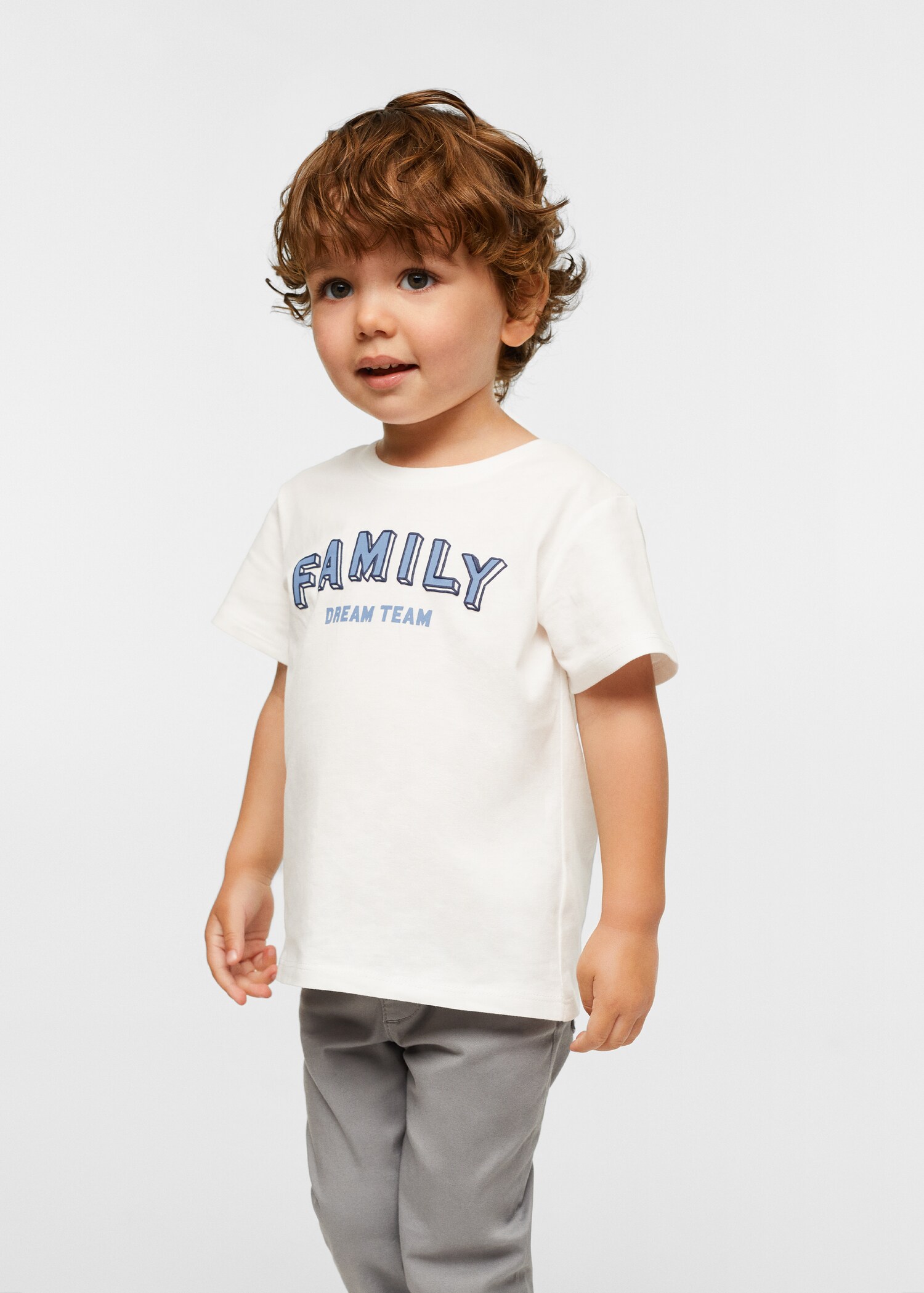 Printed cotton-blend T-shirt - Medium plane