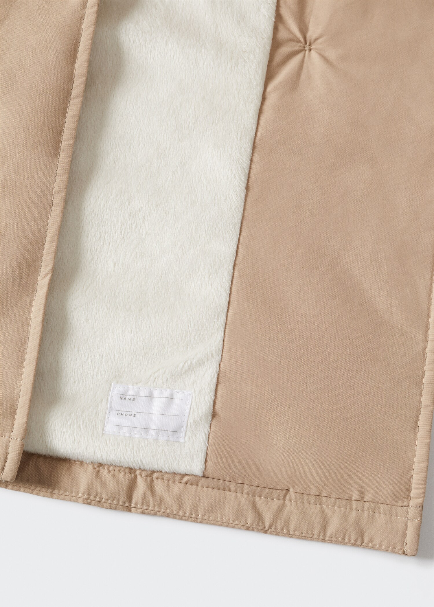 Faux-fur lining coat - Details of the article 8