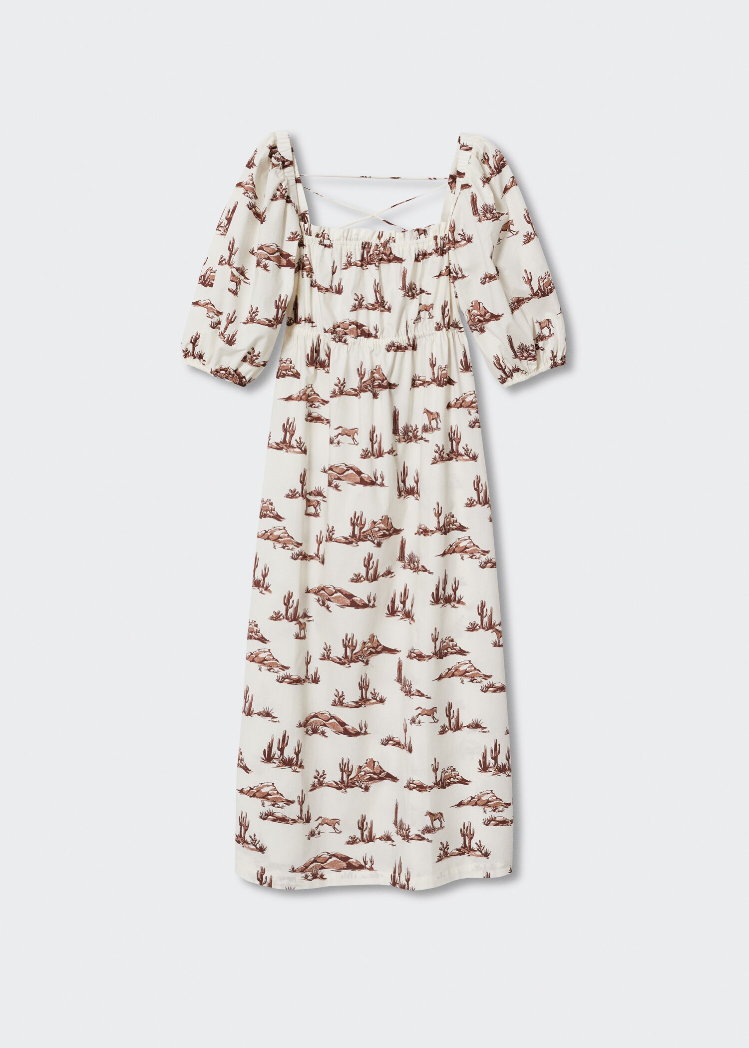 Vestido algodón estampado - Artículo sin modelo