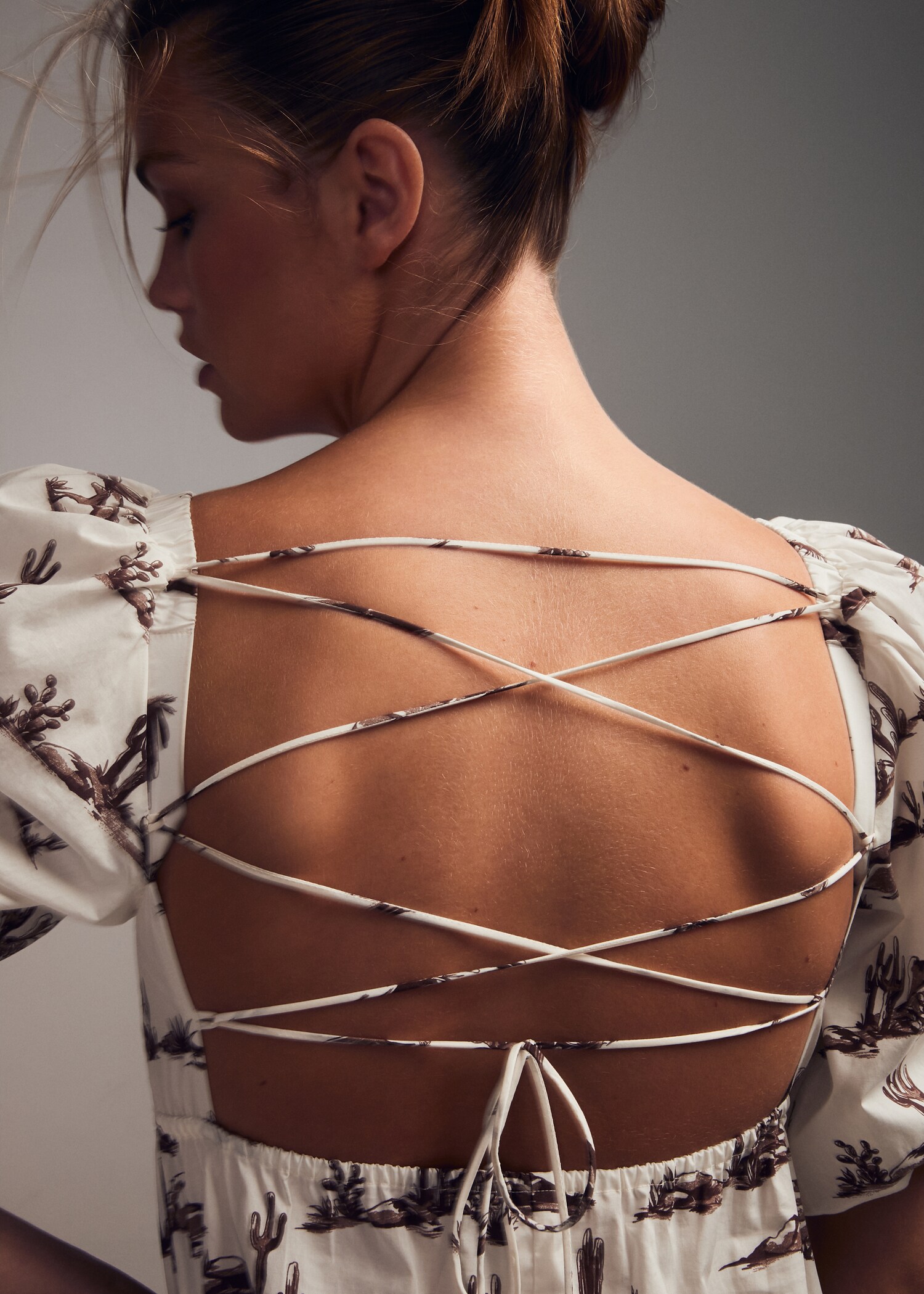 Vestido algodón estampado - Detalle del artículo 7