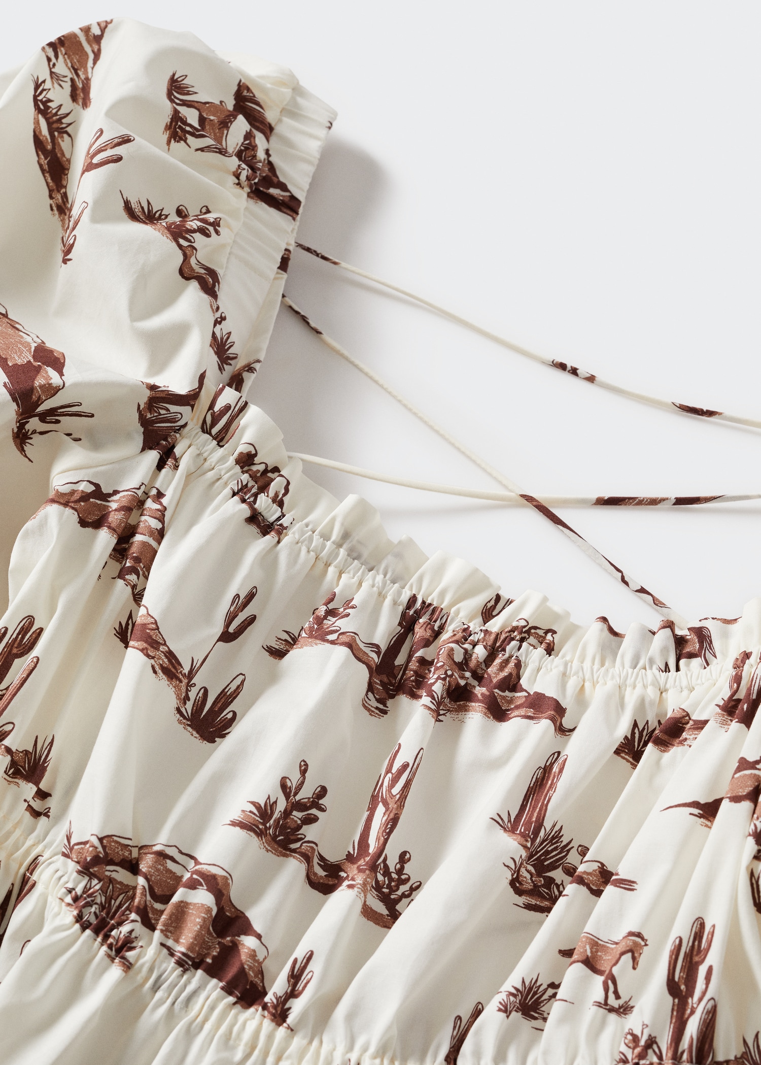 Vestido algodón estampado - Detalle del artículo 8