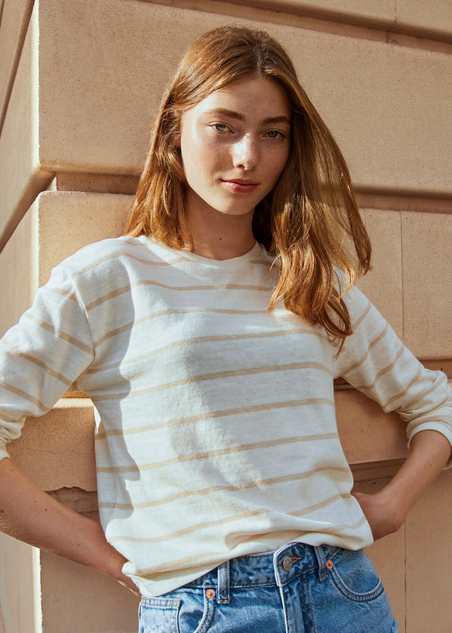 Striped cotton T-shirt - Details of the article 6
