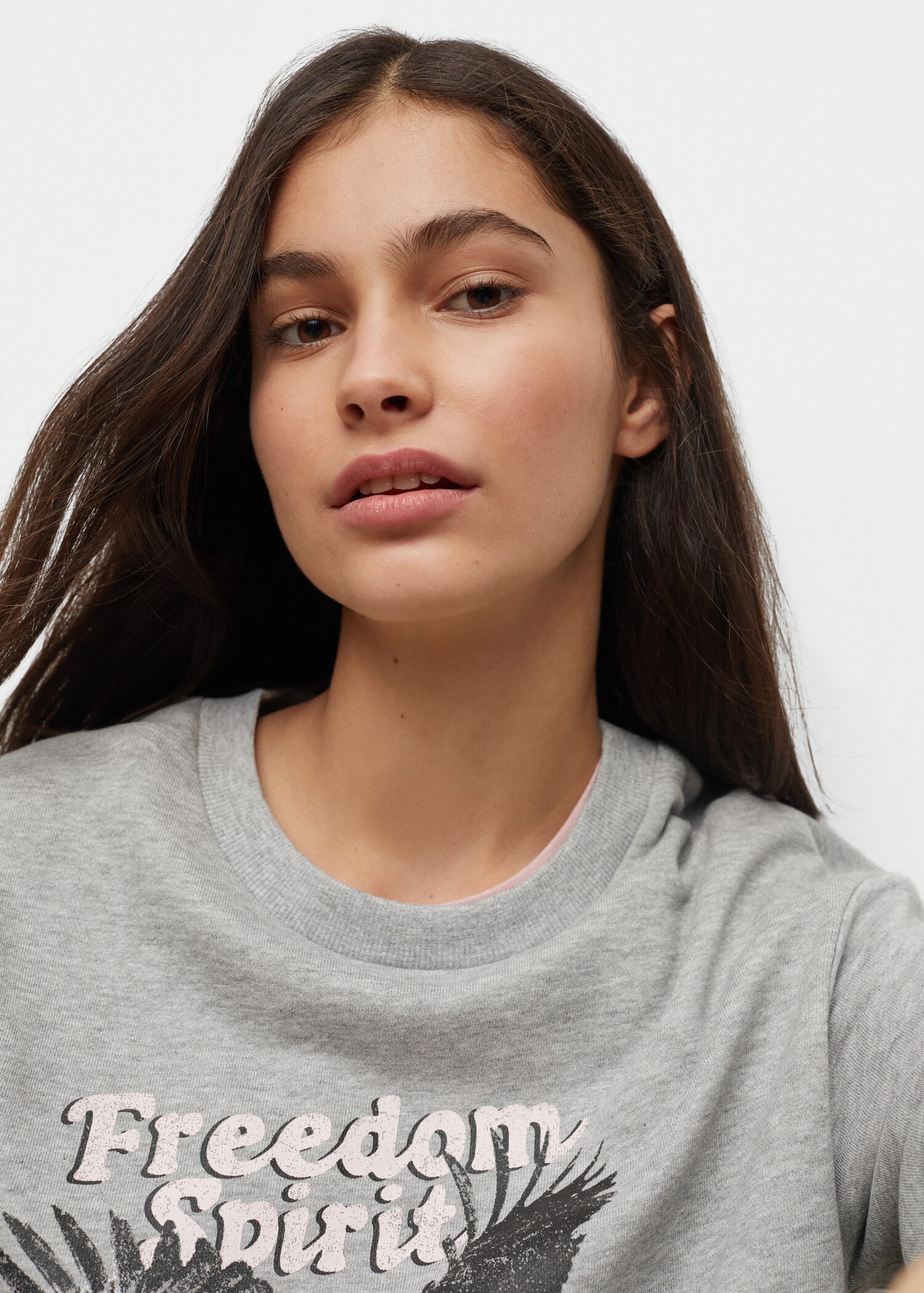 Sudadera estampado águila - Plano medio