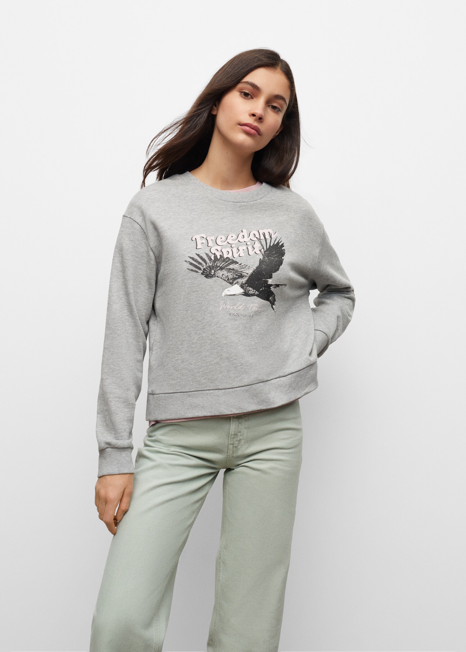 Sudadera estampado águila - Detalle del artículo 1
