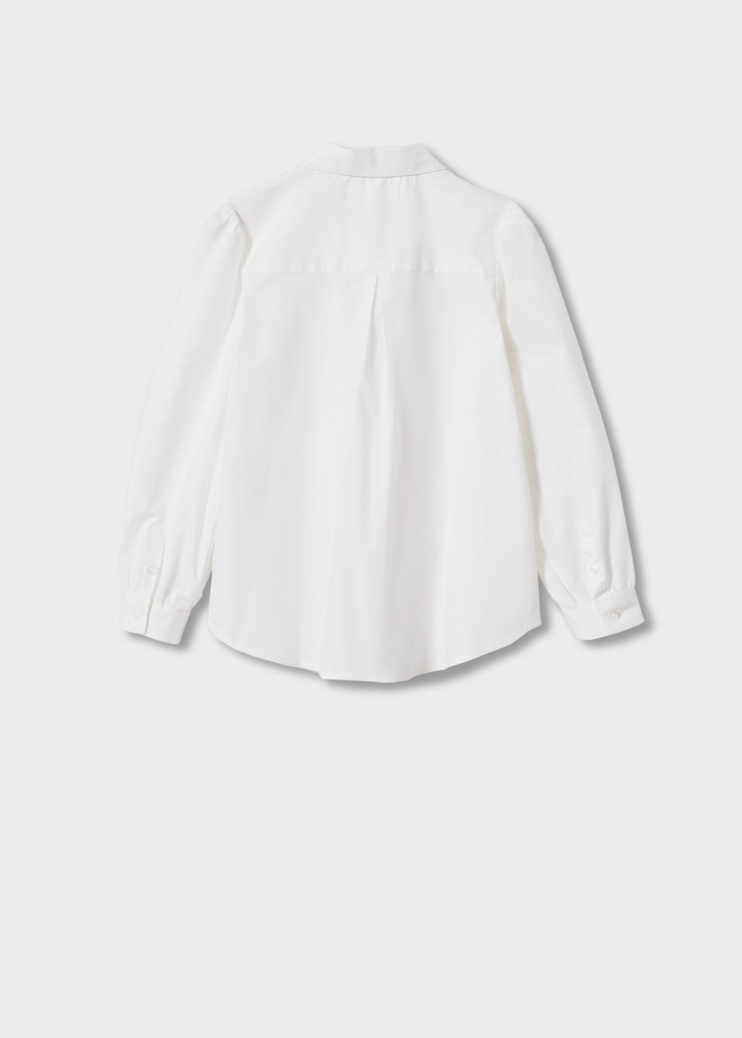 Camisa de algodão com manga abaloada - Verso do artigo