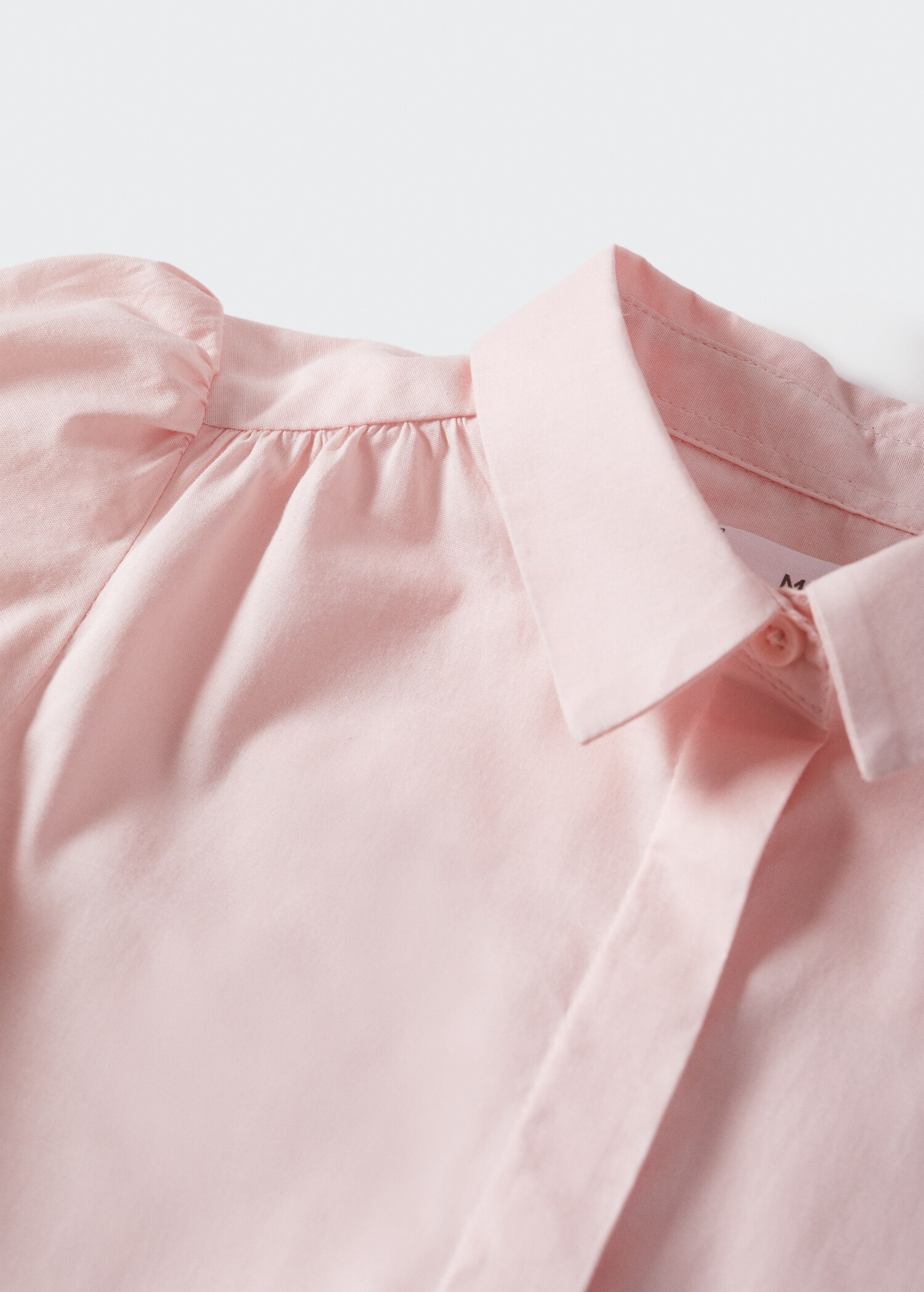 Camisa de algodão com manga abaloada - Pormenor do artigo 8