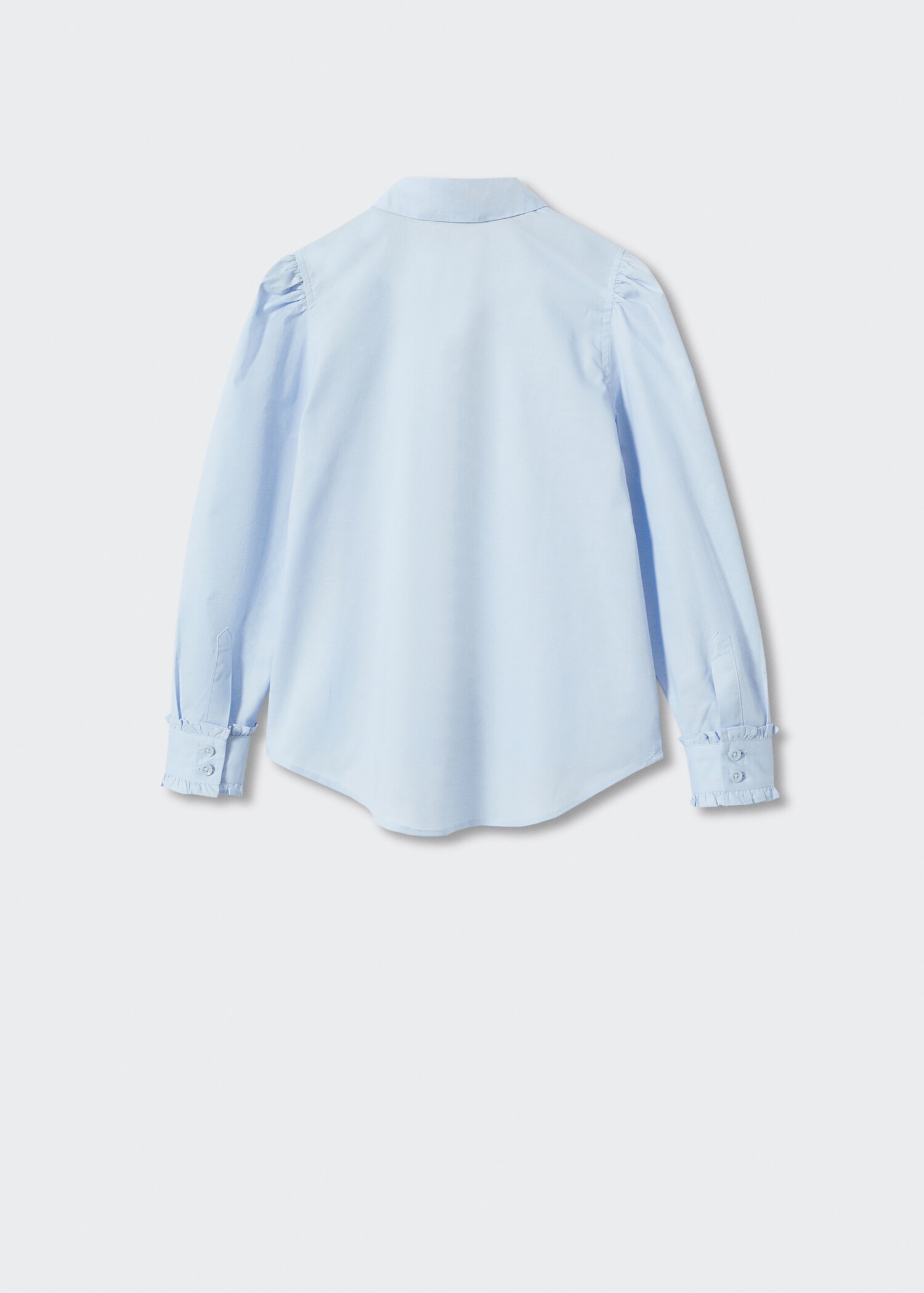 Camisa algodón manga abullonada - Reverso del artículo