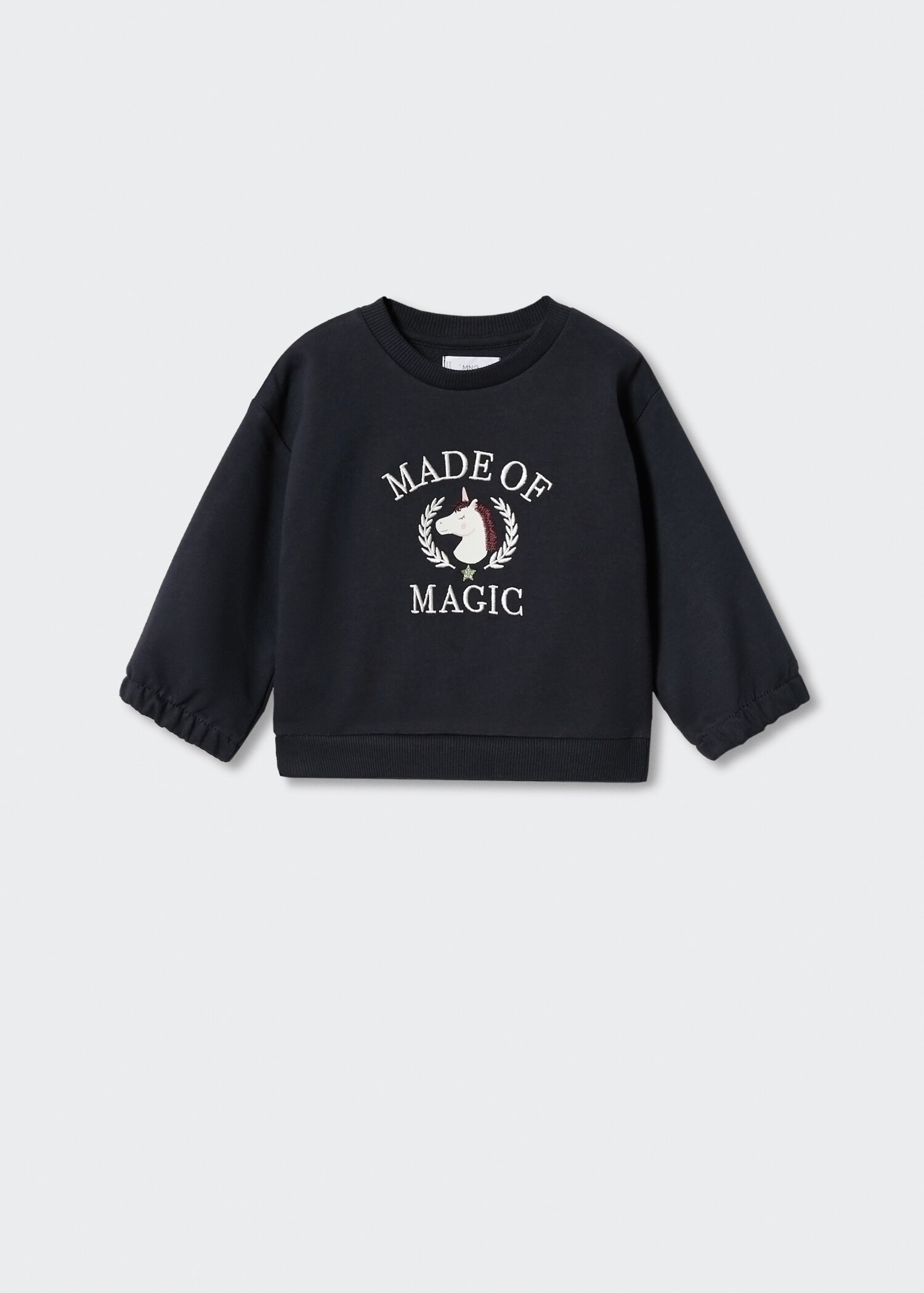 Embroidered cotton sweatshirt - Article without model
