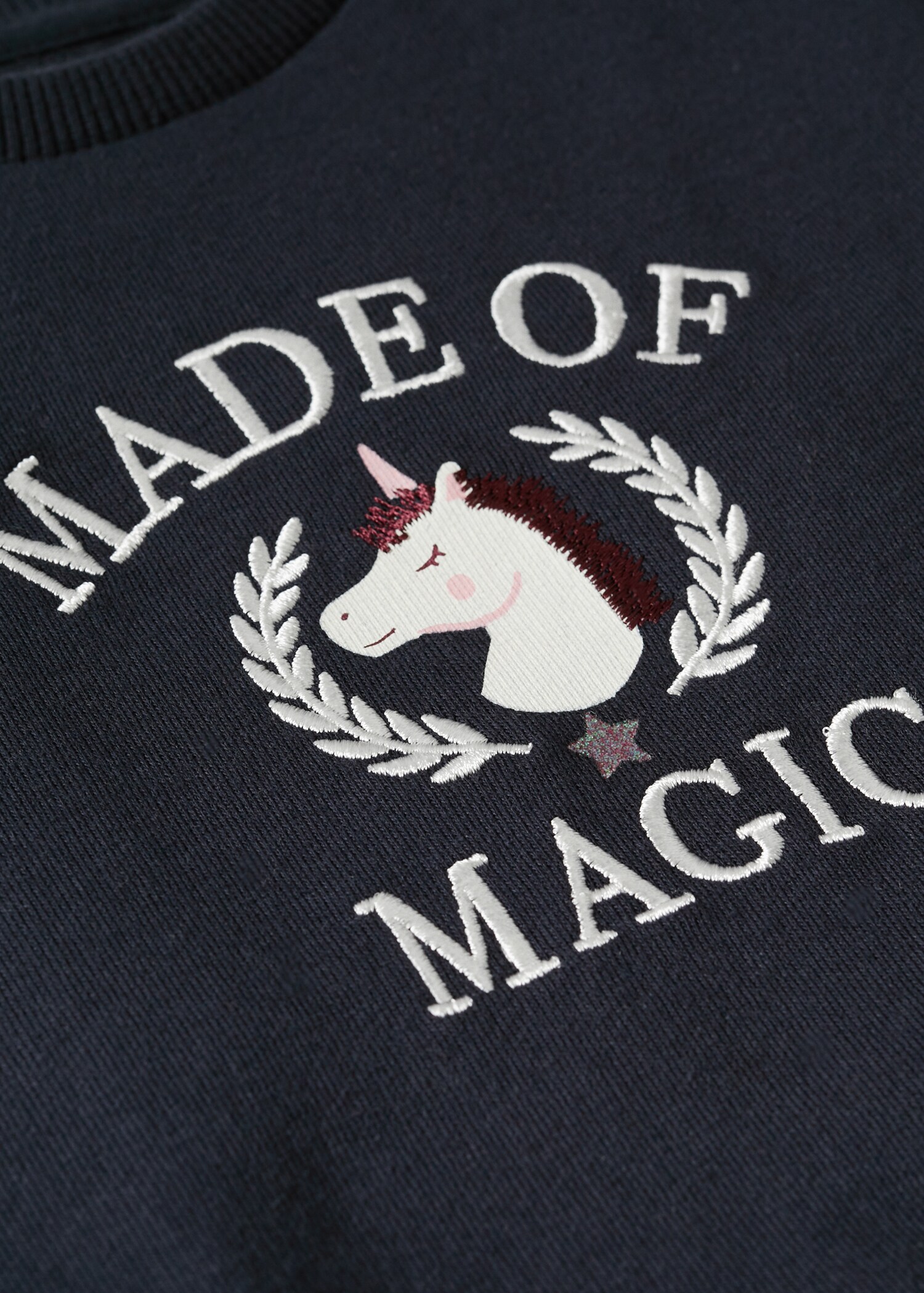 Embroidered cotton sweatshirt - Details of the article 9