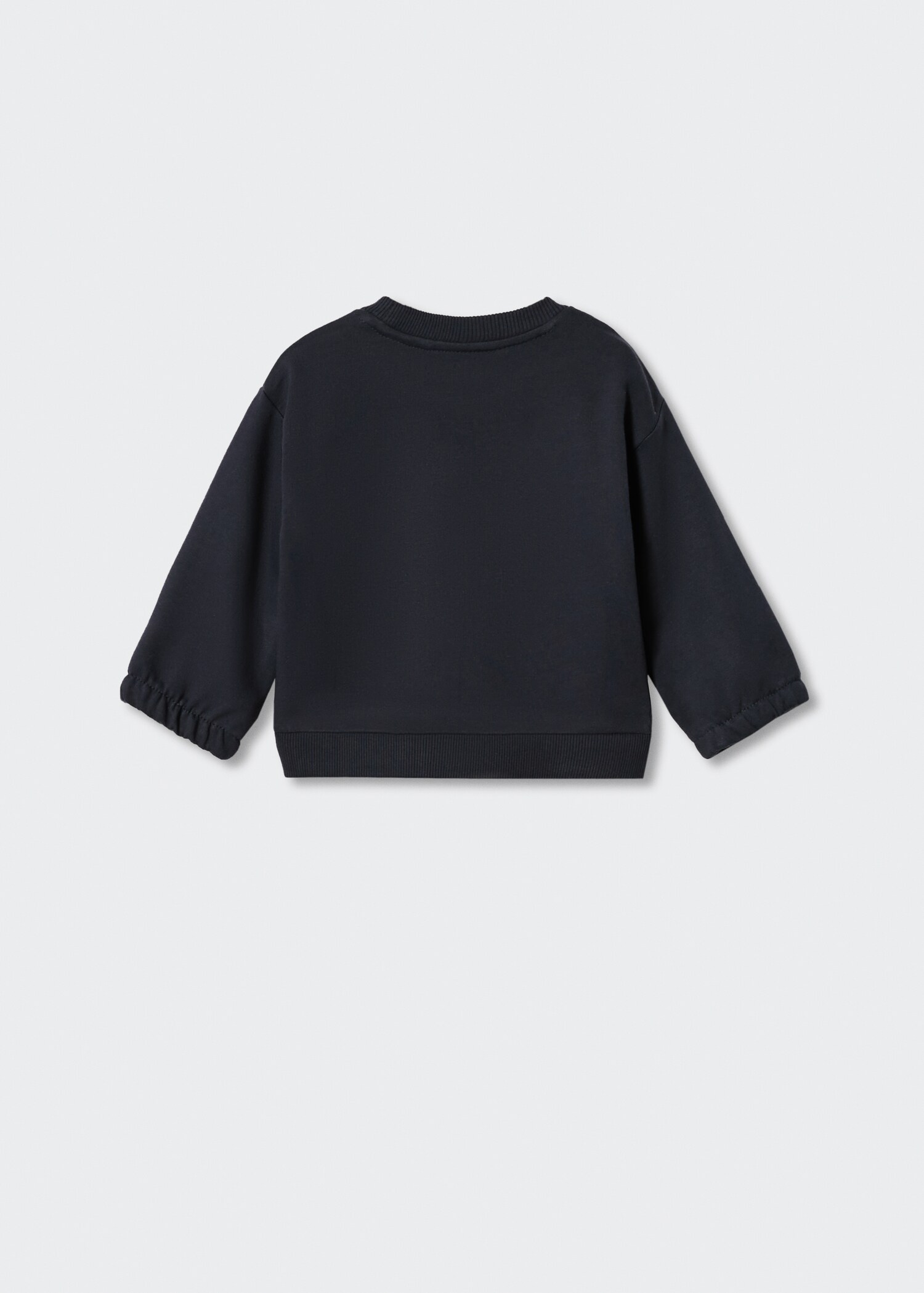 Embroidered cotton sweatshirt - Reverse of the article