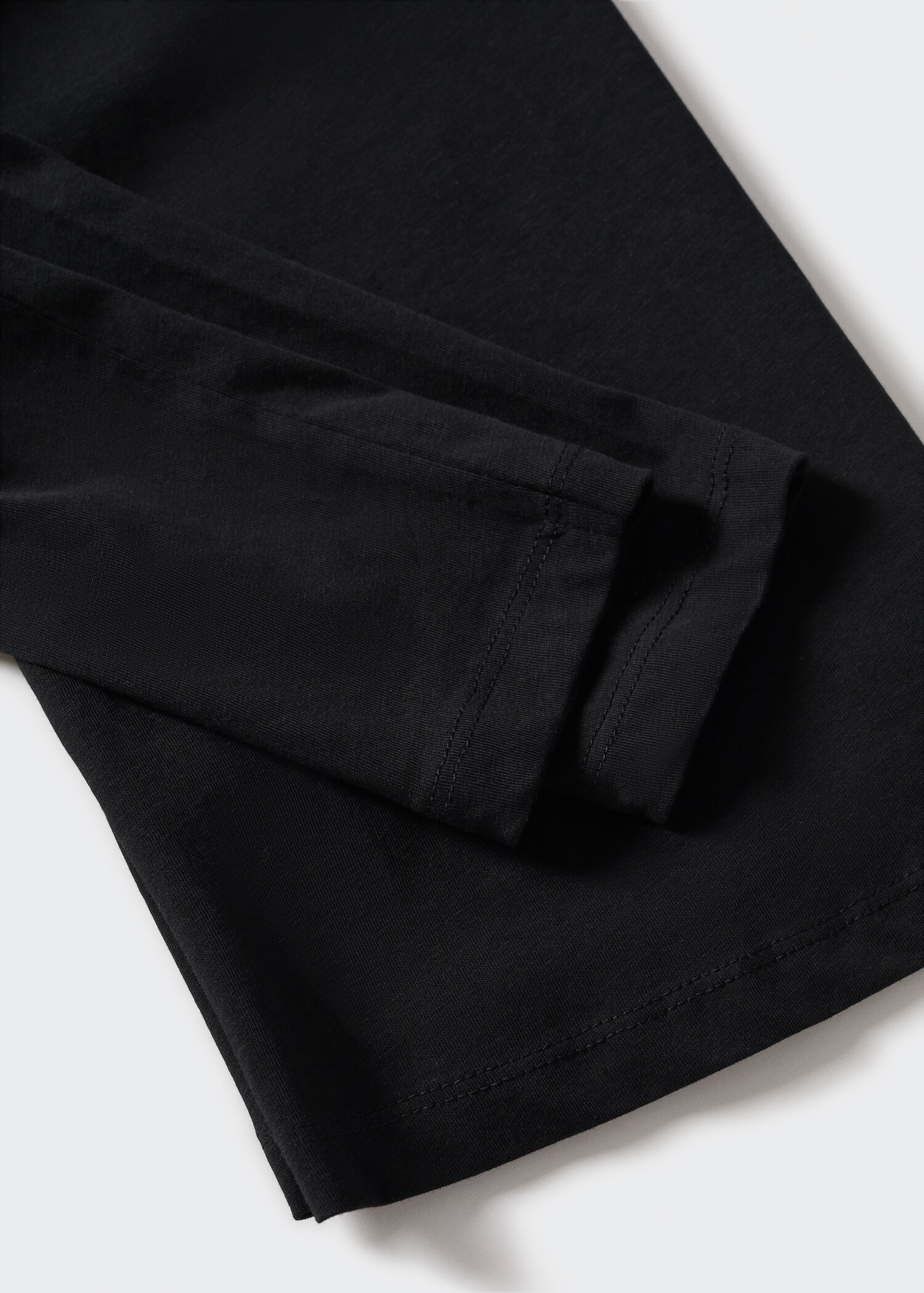 Baumwoll-T-Shirt mit Bateau-Ausschnitt - Detail des Artikels 8