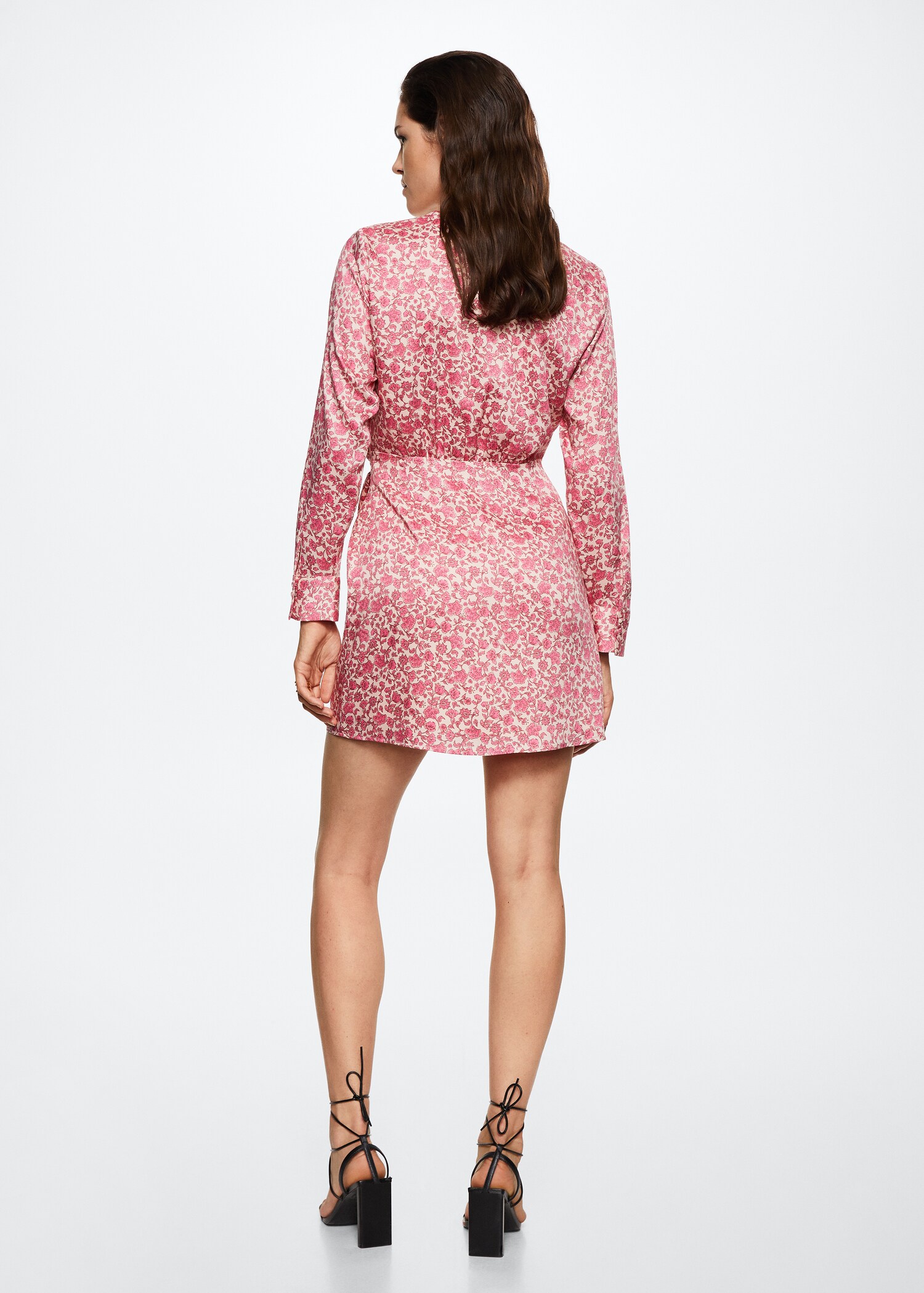 Robe à imprimé fleurs - Verso de l’article