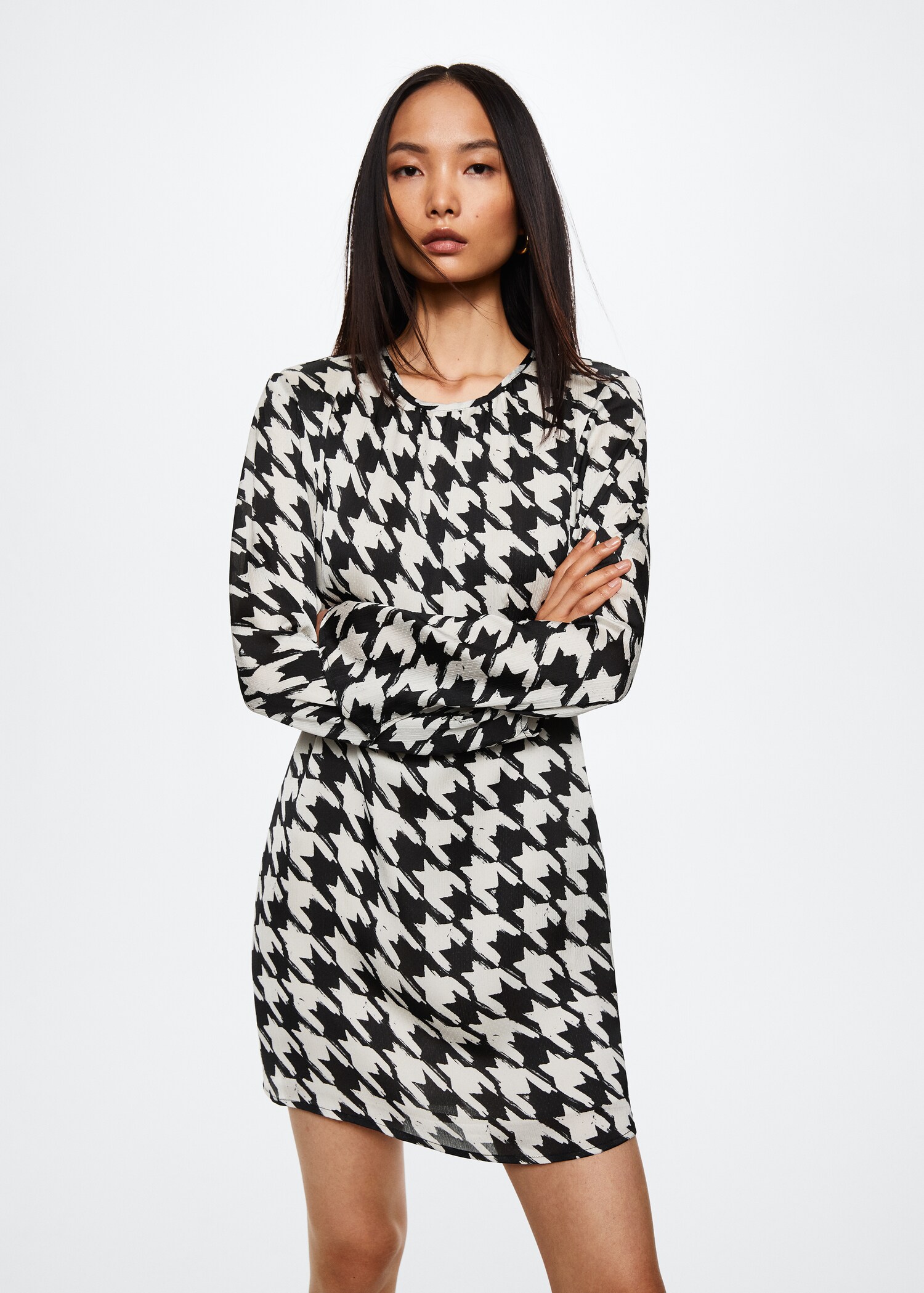 Houndstooth dress - Medium plane