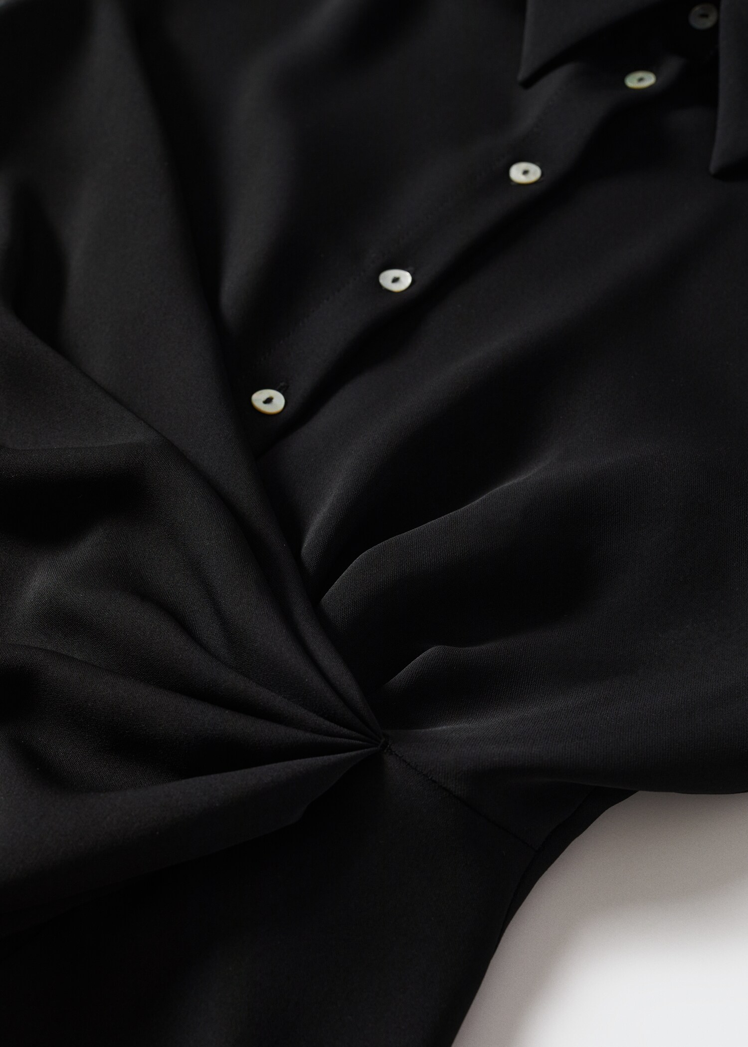 Knot detail shirt dress - Details of the article 8