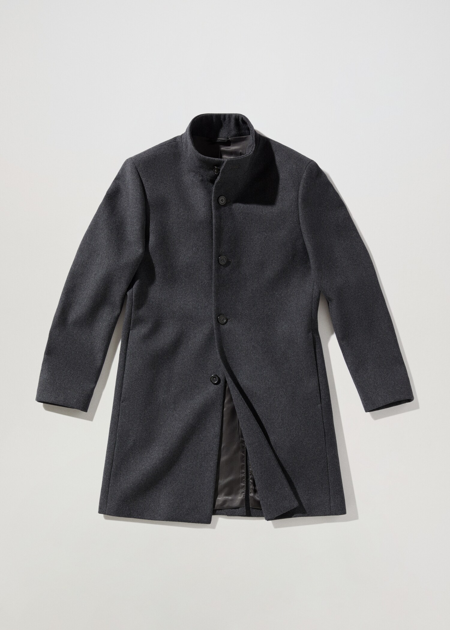 Wool funnel neck coat - Article without model