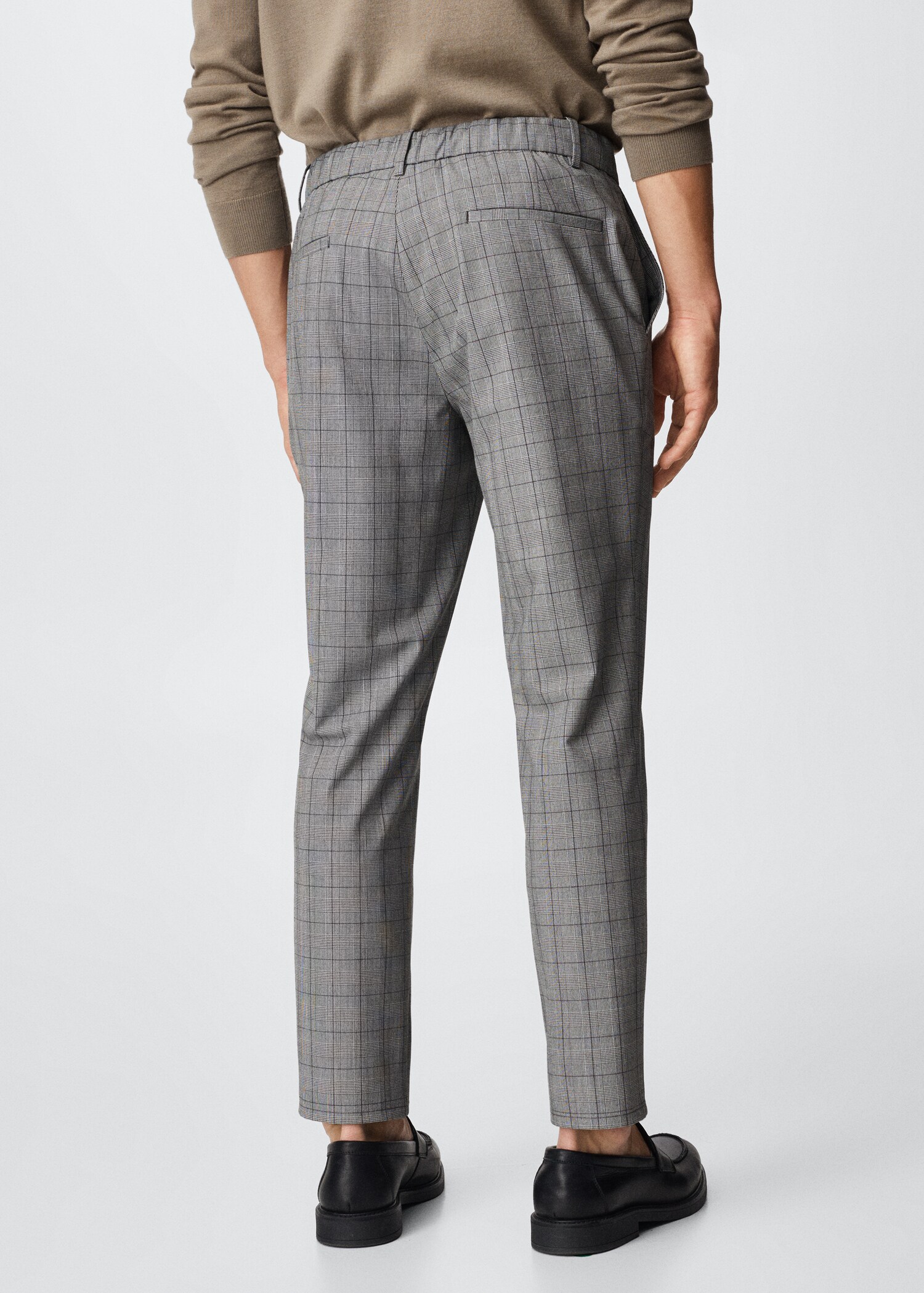 Pantaloni tapered-fit stretch - Retro dell'articolo