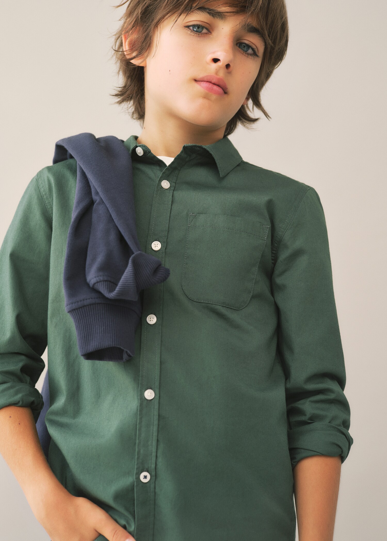 Camicia basic cotone - Dettaglio dell'articolo 5
