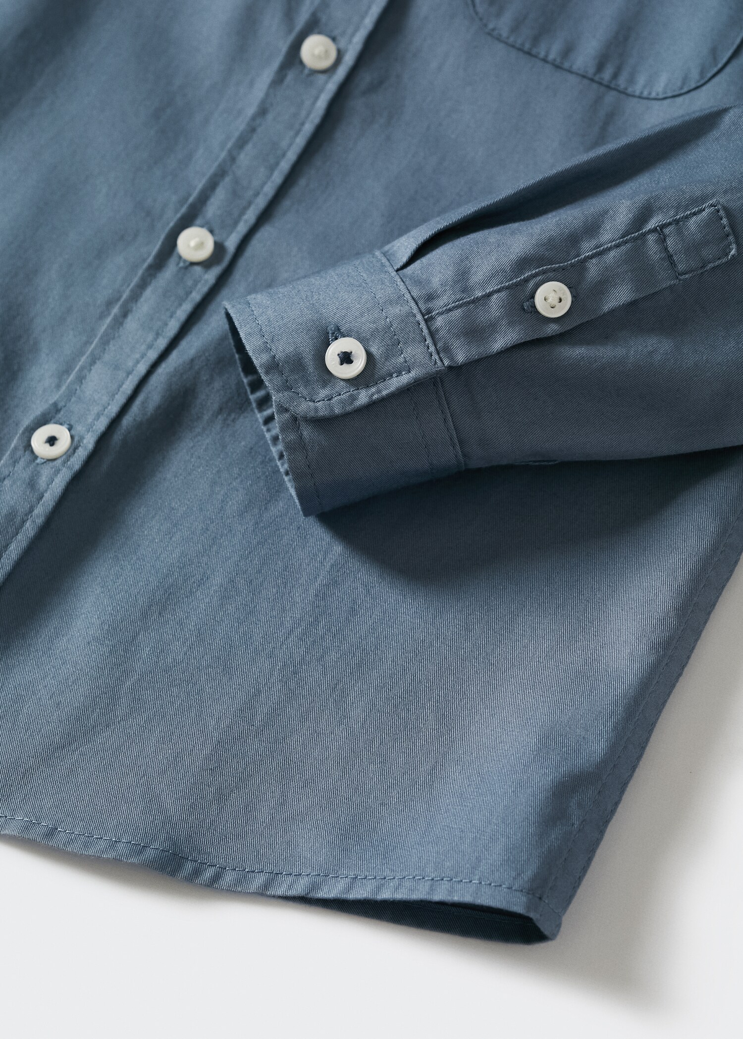 Essential cotton-blend shirt - Details of the article 8