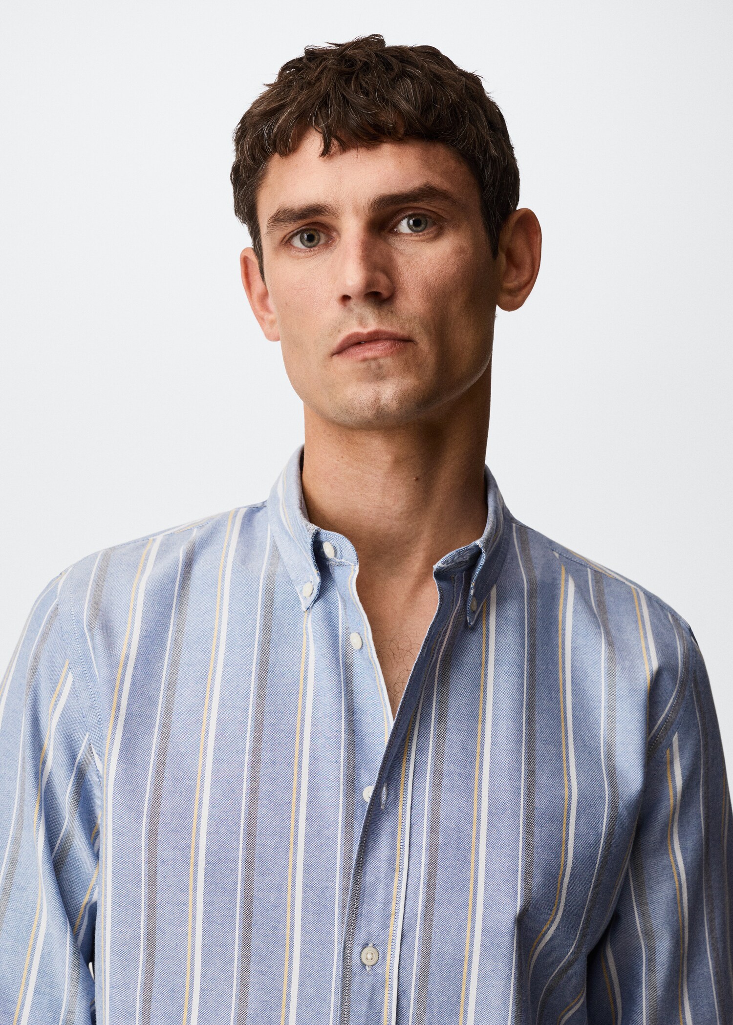 Striped cotton shirt - Details of the article 1