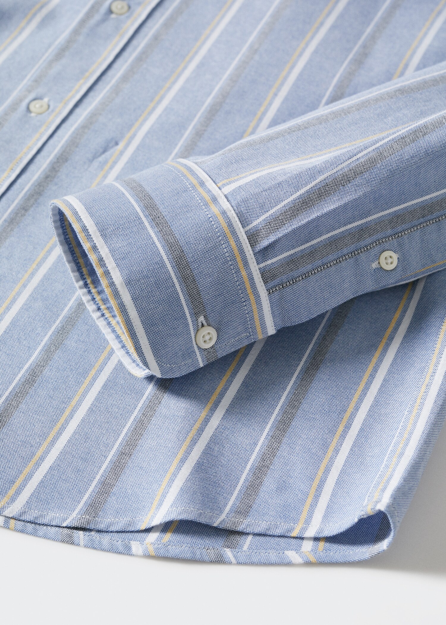 Striped cotton shirt - Details of the article 8