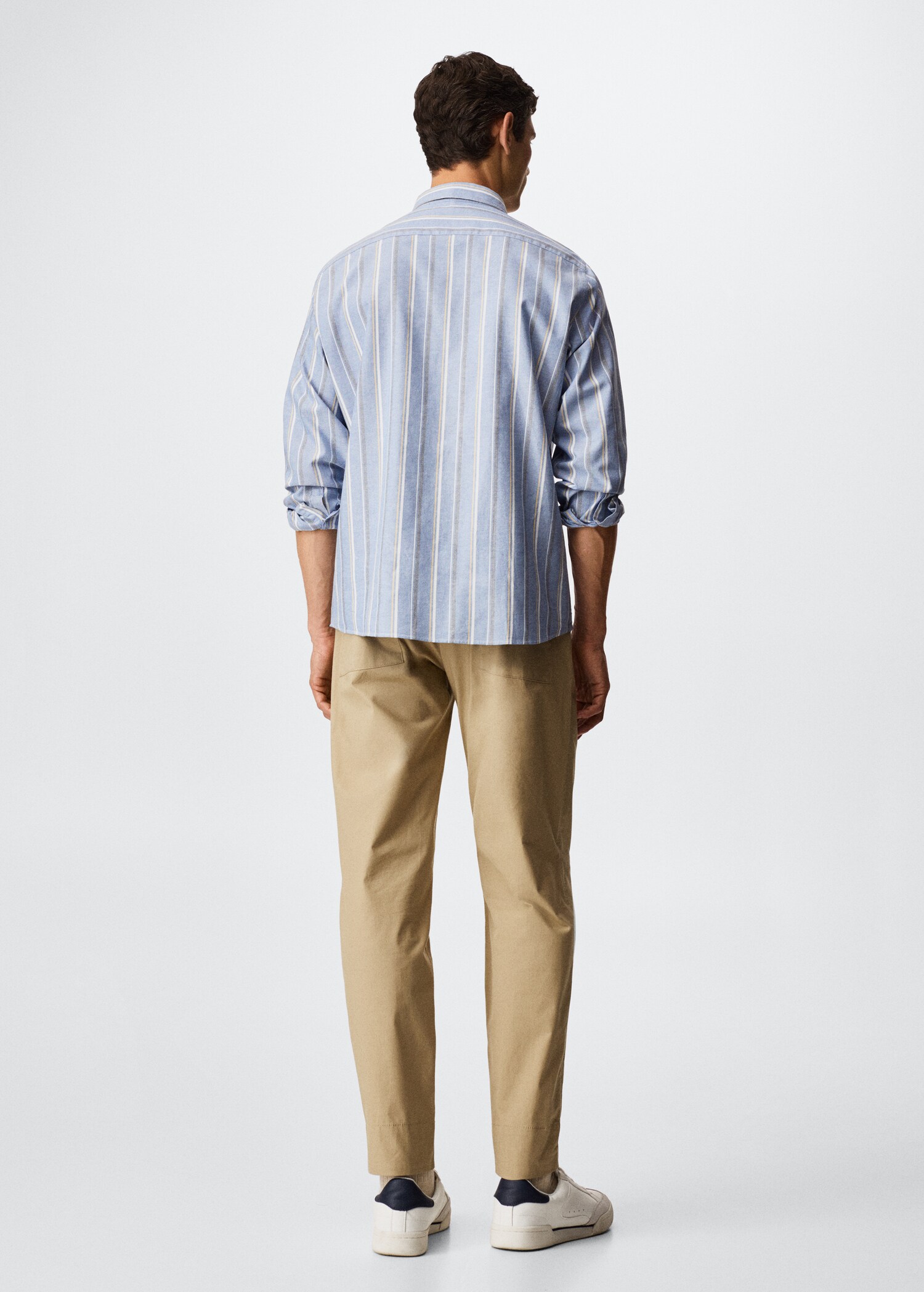 Striped cotton shirt - Reverse of the article