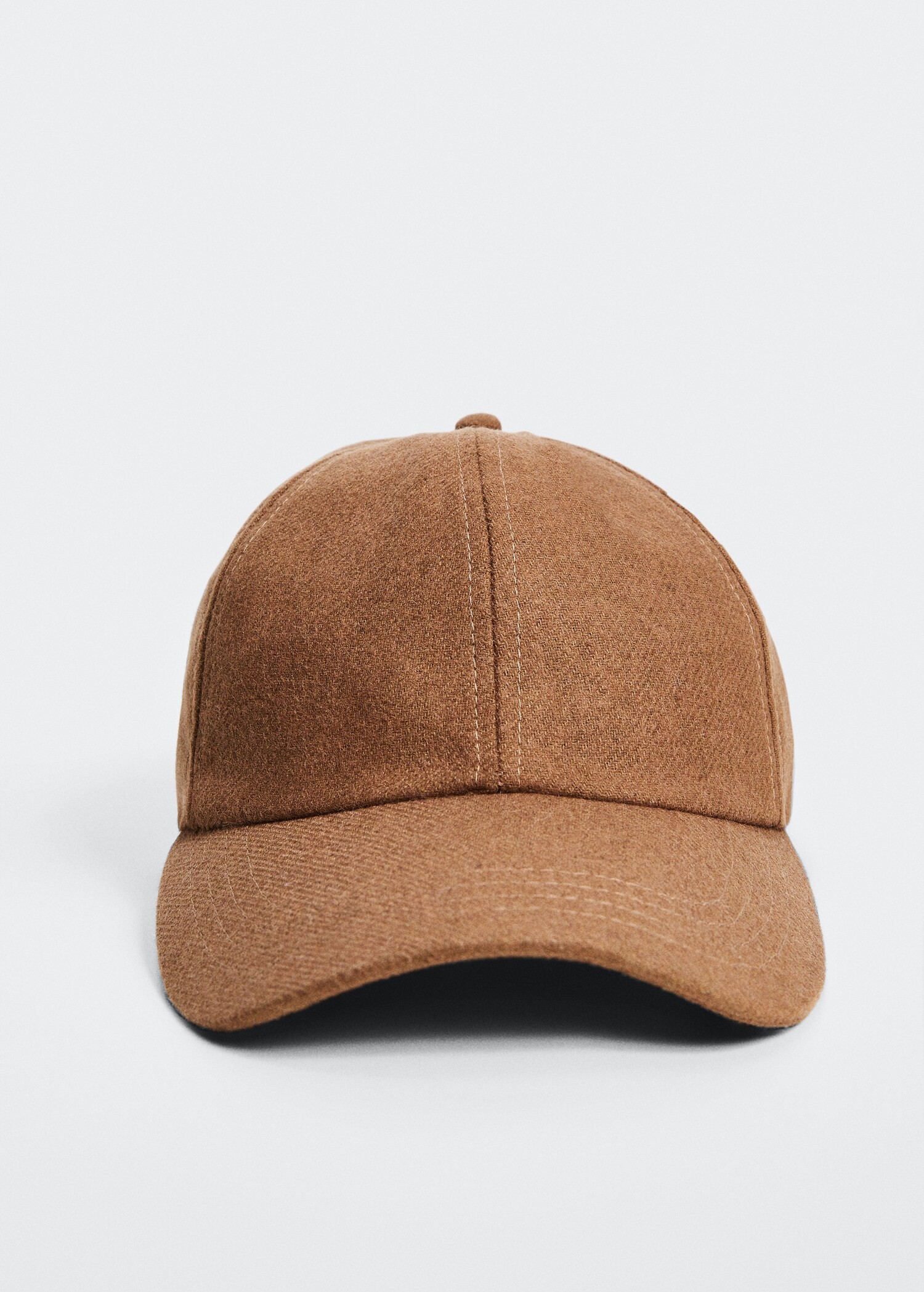 Wool cap with visor - Medium plane