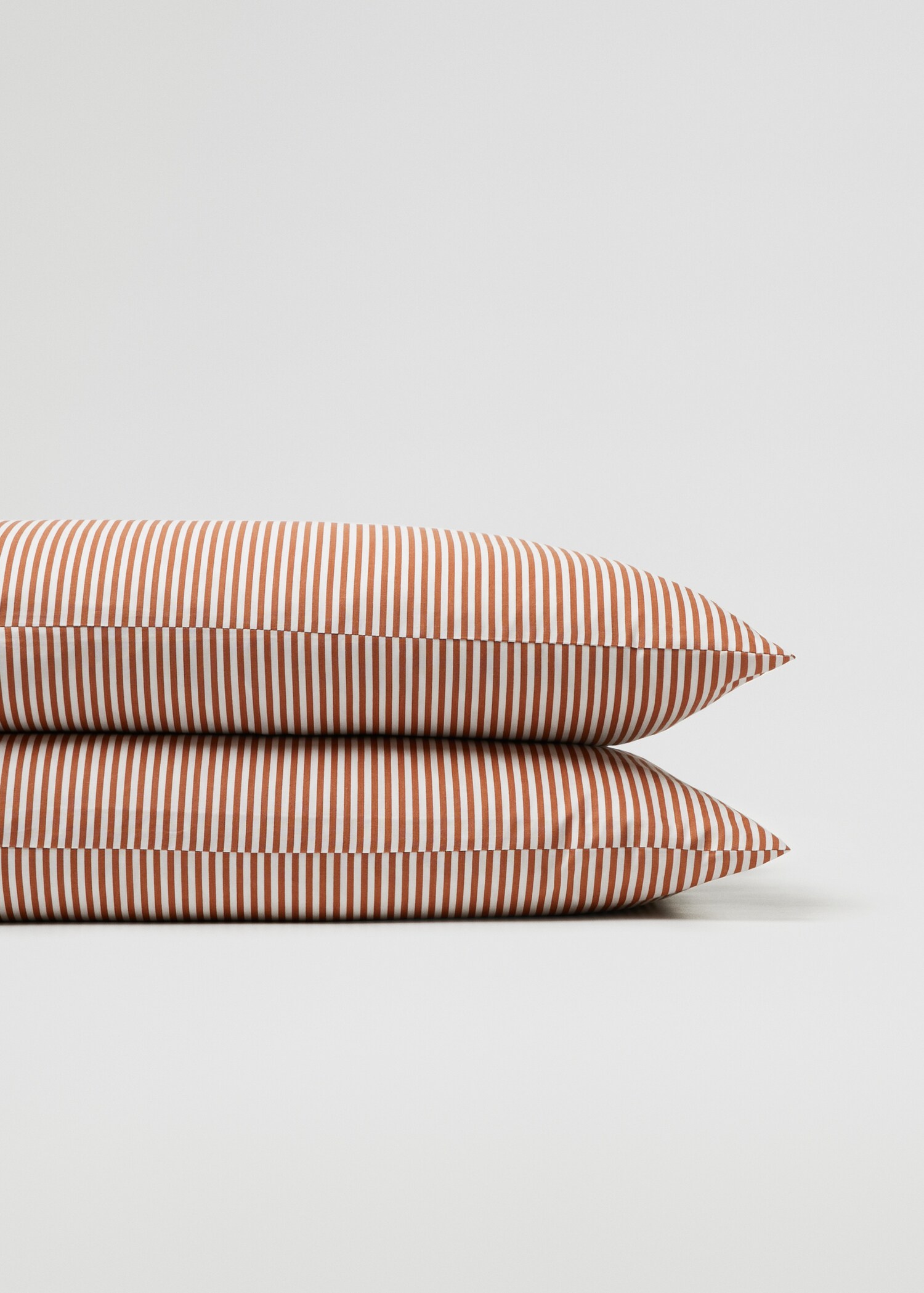 Striped print cushion cover 50x75cm (Pack of two) - Medium plane