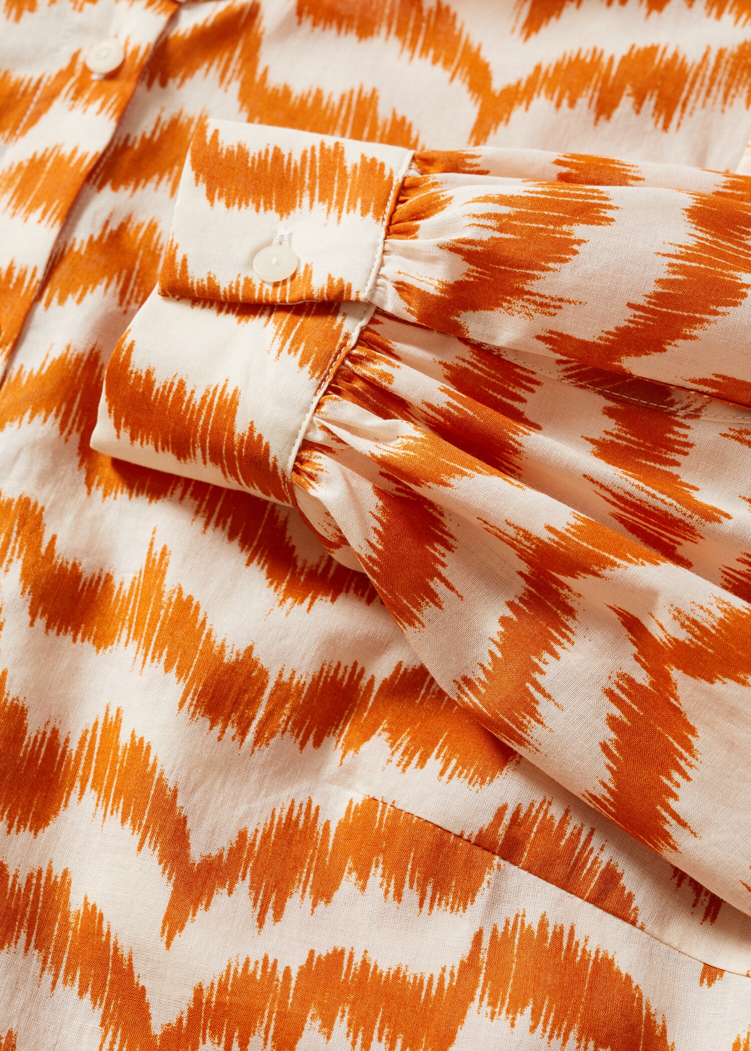 Printed cotton blouse - Details of the article 8