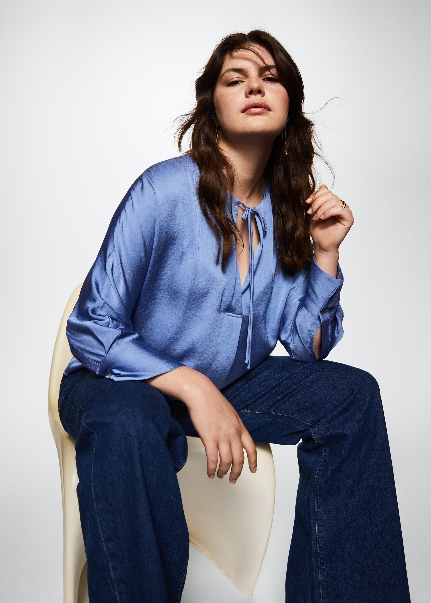 Blouse fluide nœud - Détail de l'article 5