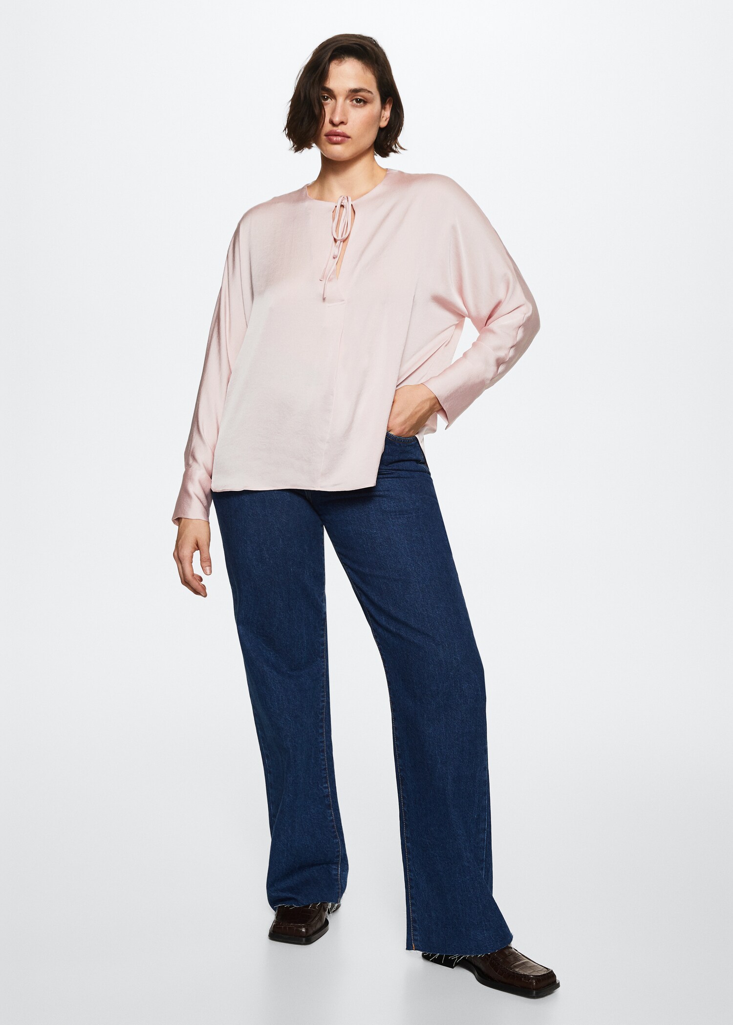 Blouse fluide nœud - Détail de l'article 3