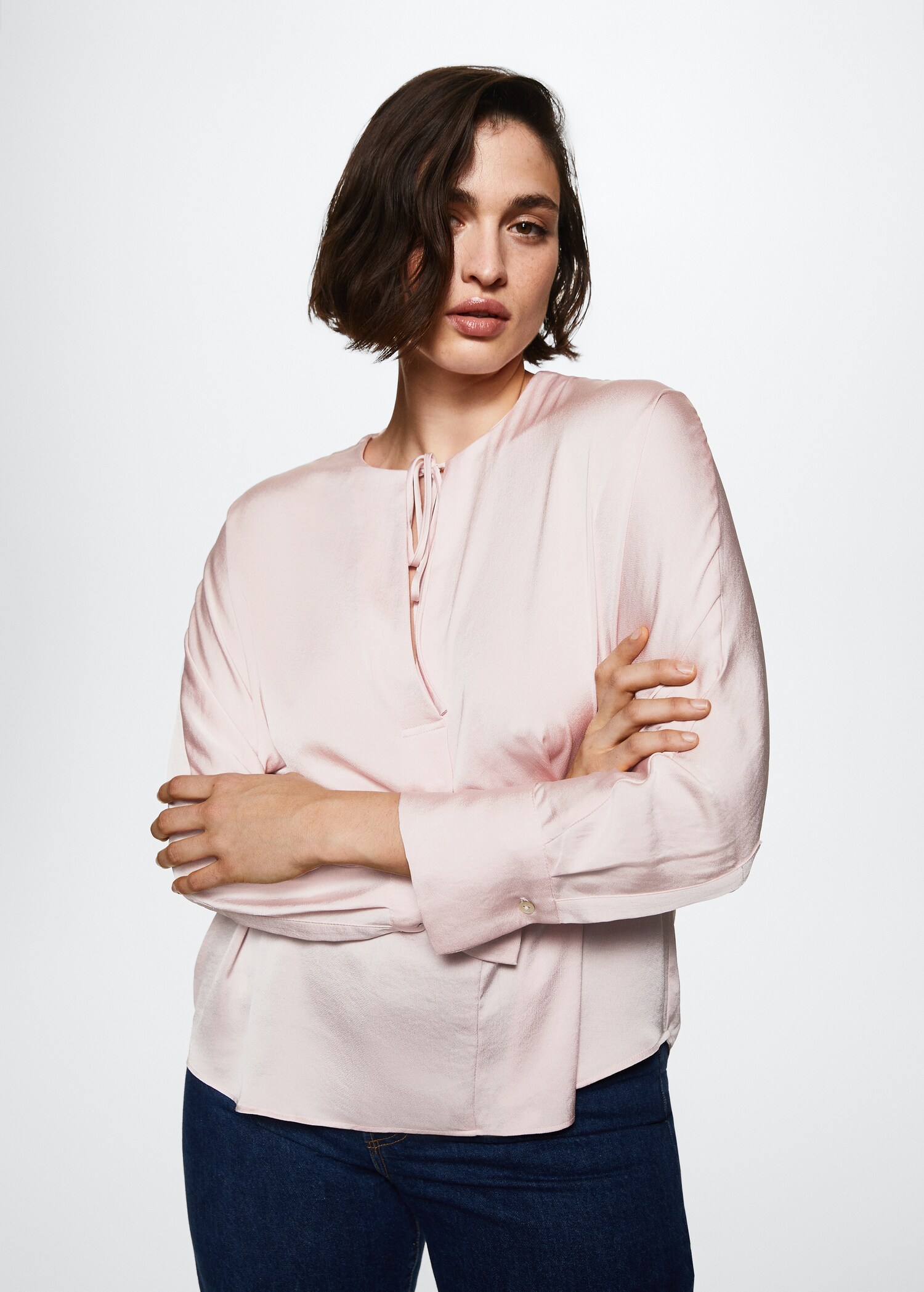 Blouse fluide nœud - Détail de l'article 5