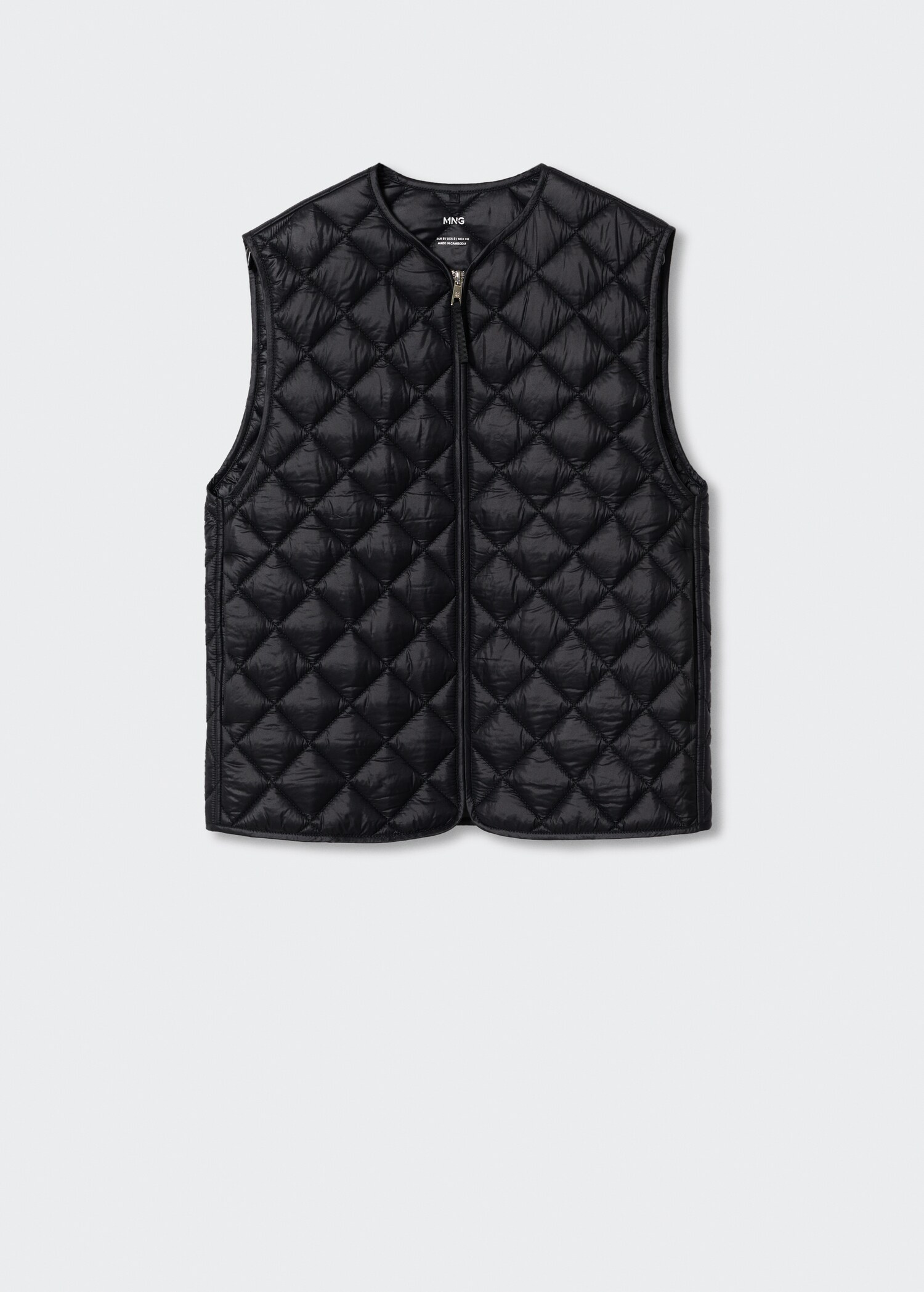 Ultra-light quilted vest - Article without model