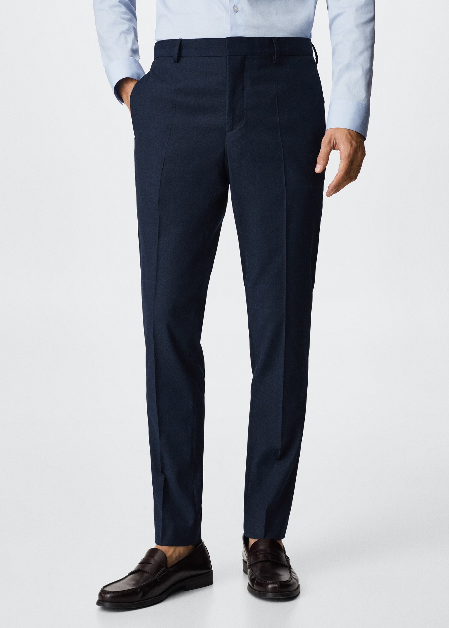 Костюмные брюки super slim fit - Средний план
