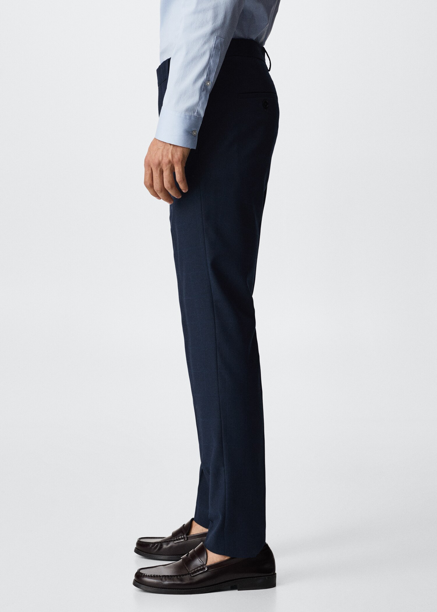 Костюмные брюки super slim fit - Деталь изделия 2