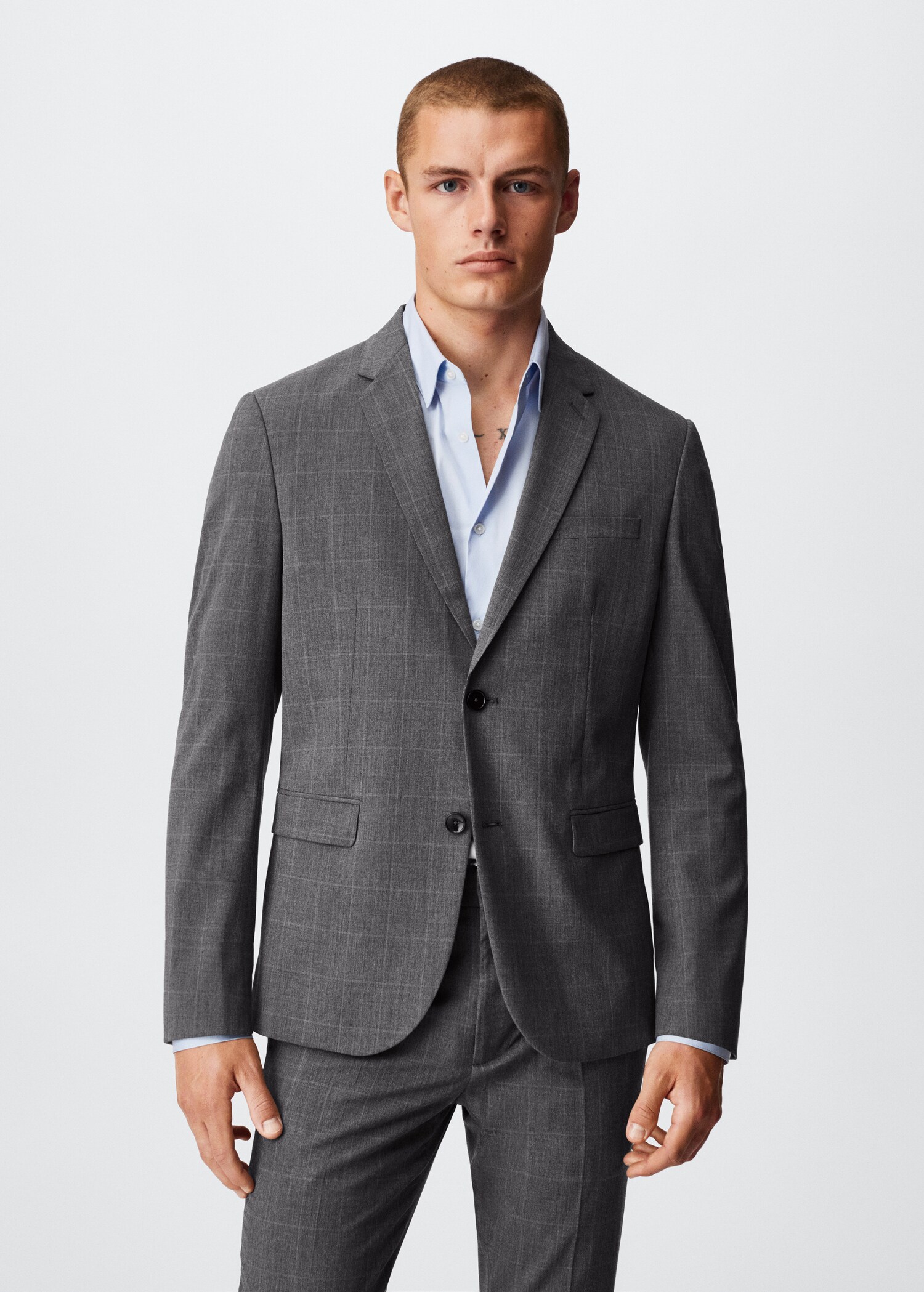 Veste de costume super slim fit - Plan moyen