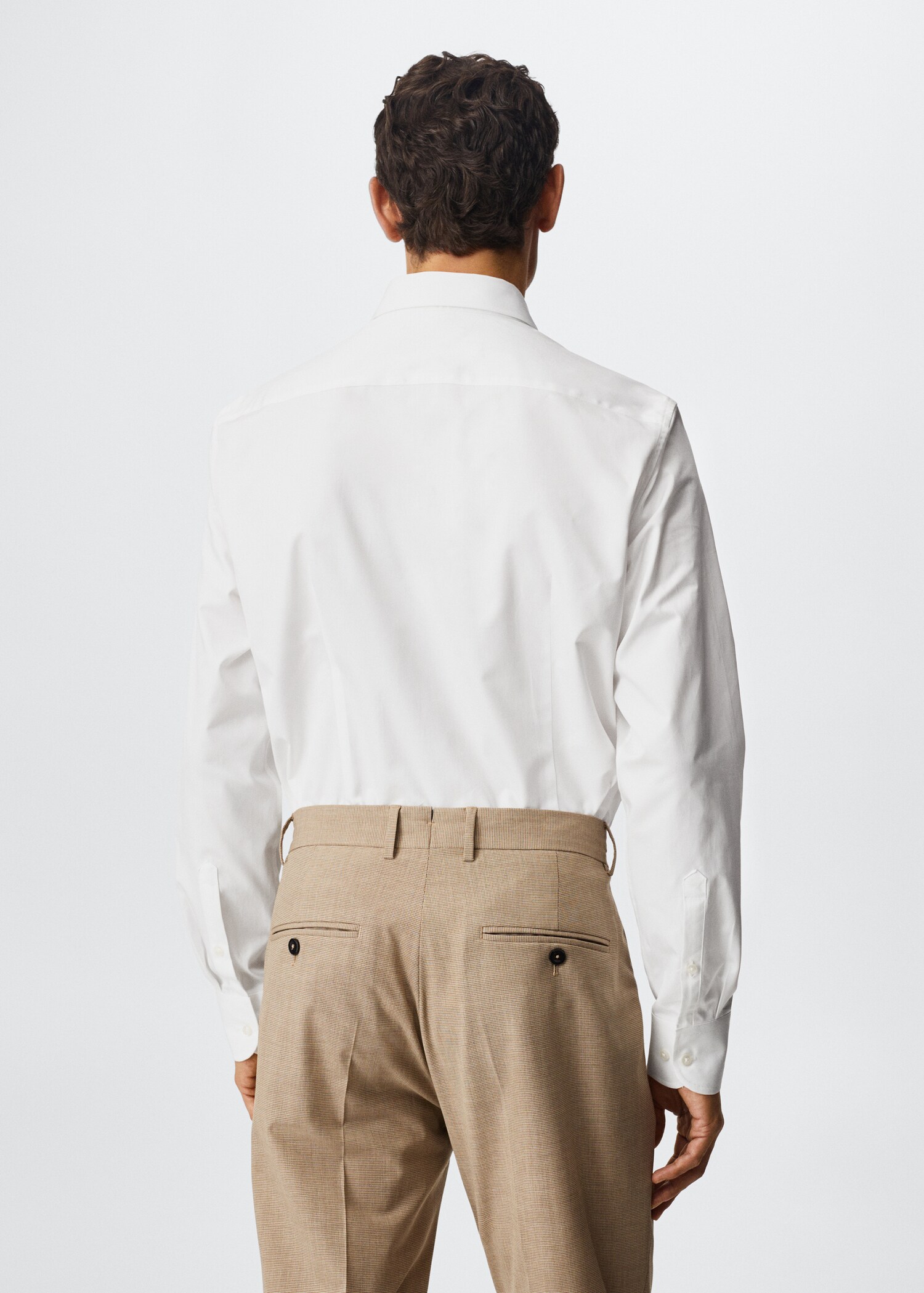 Camicia completo slim fit cotone - Retro dell'articolo