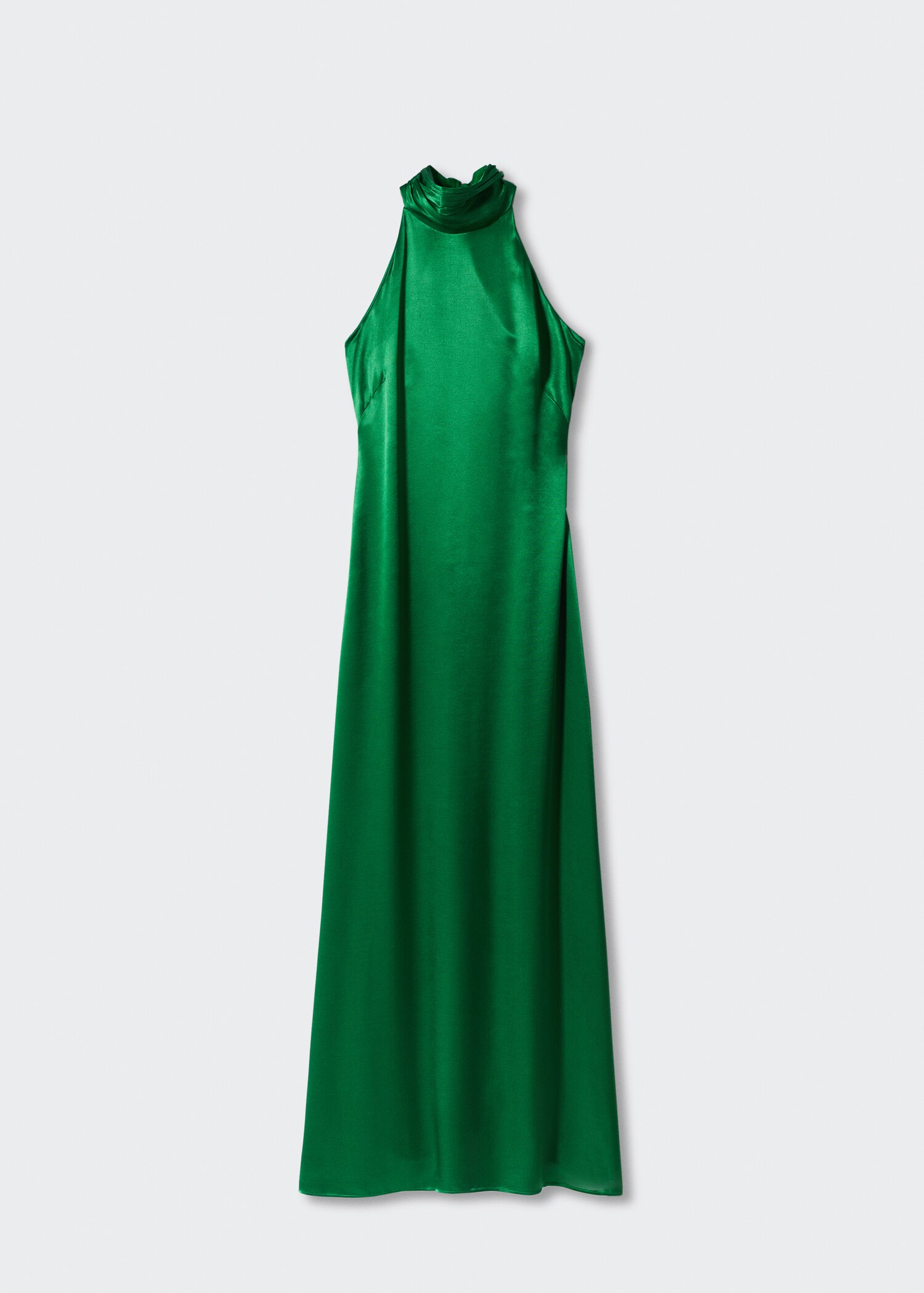 Satin halter dress - Article without model