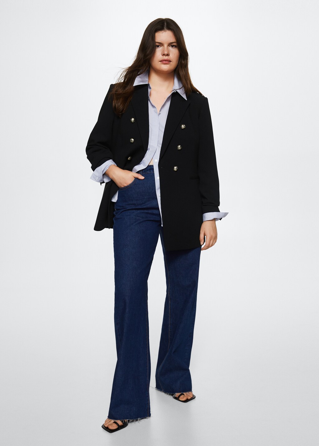Double-breasted blazer - Women | MANGO Kosovo