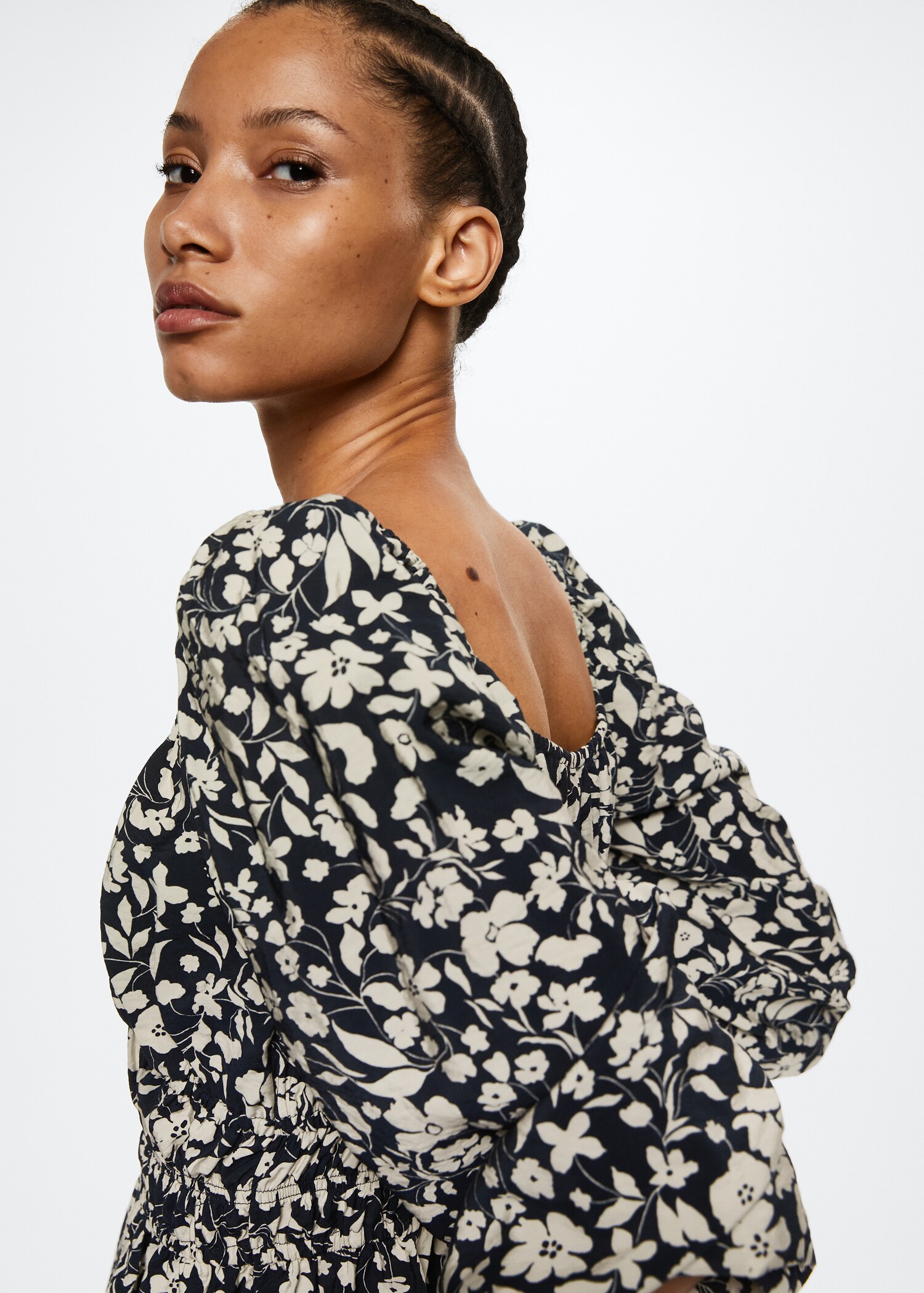 Floral print blouse - Details of the article 1