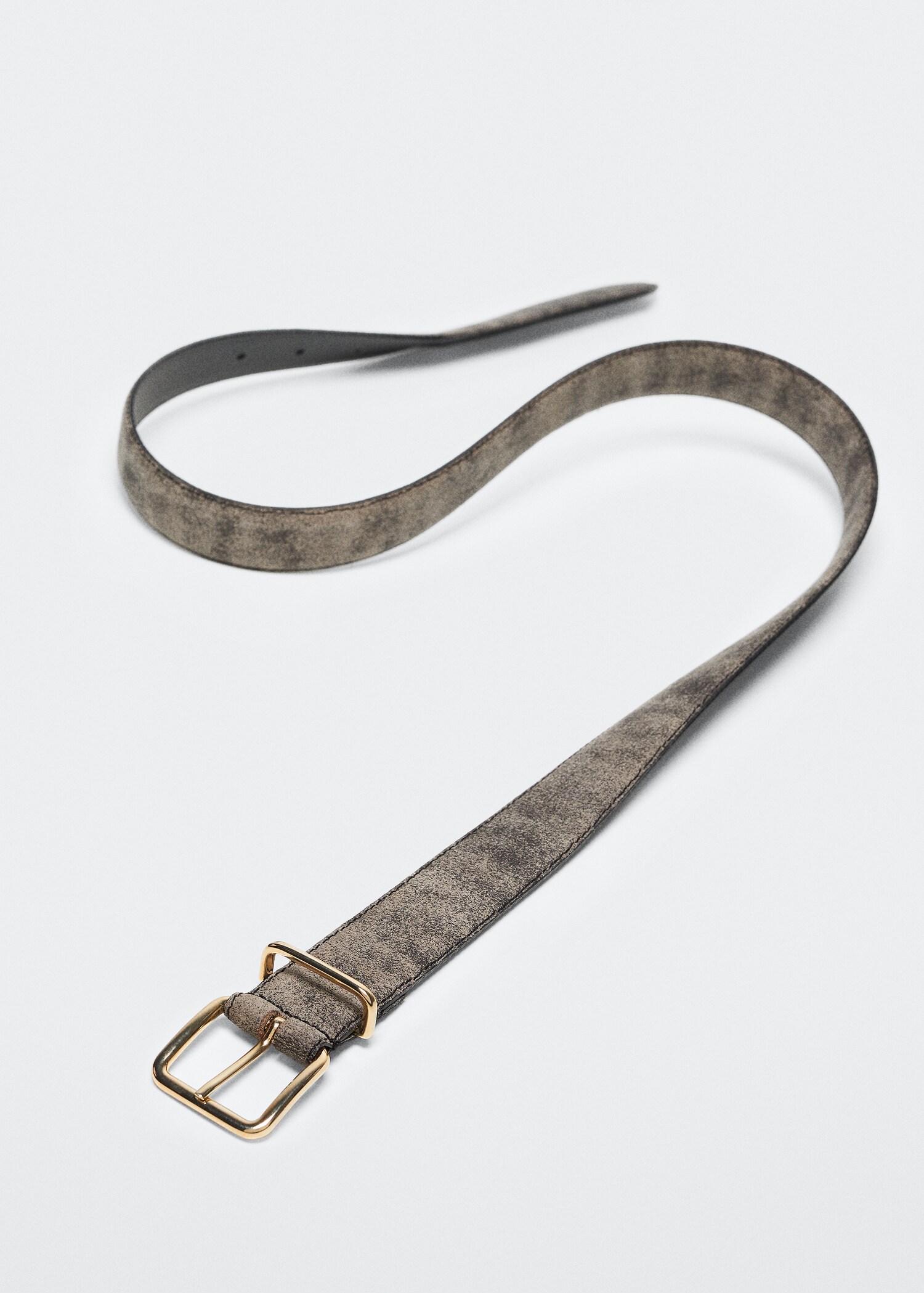 Leather belt with square buckle  - Details of the article 3