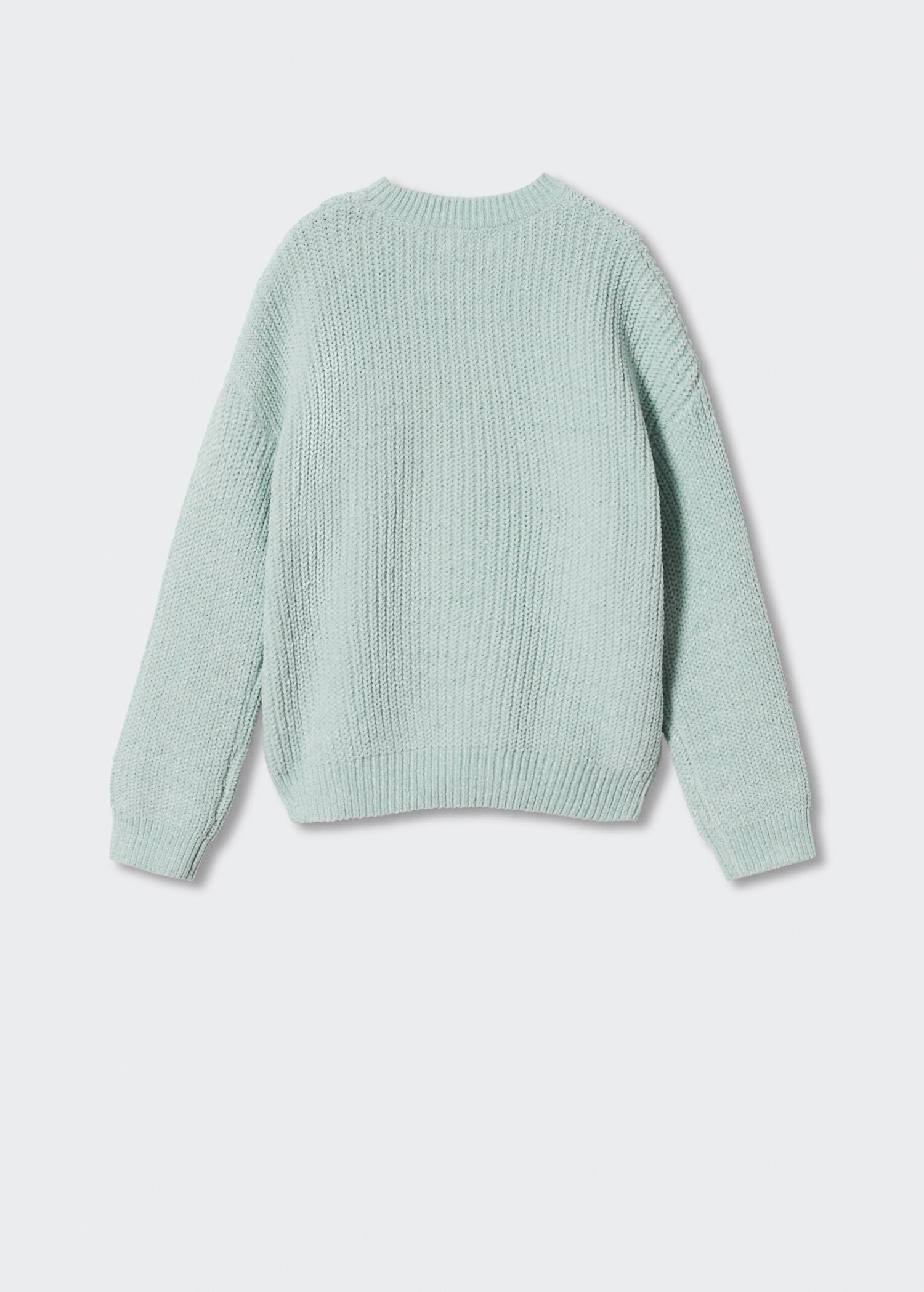 Knitted braided sweater - Reverse of the article