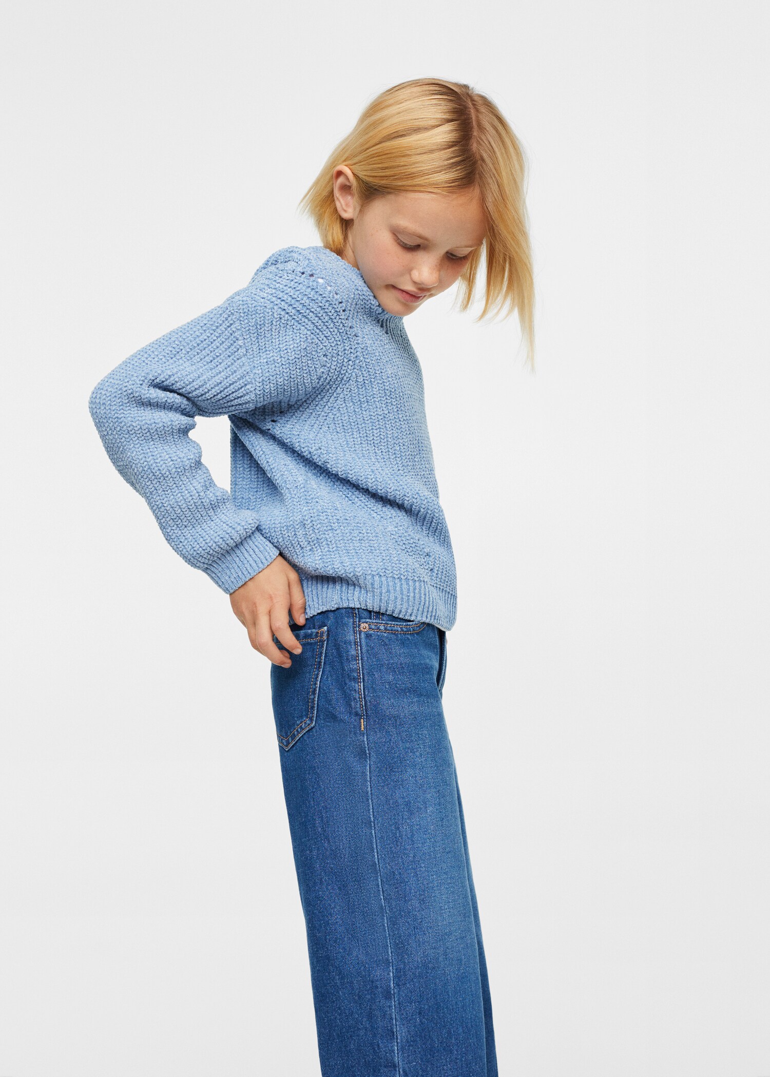 Knitted braided sweater - Details of the article 1